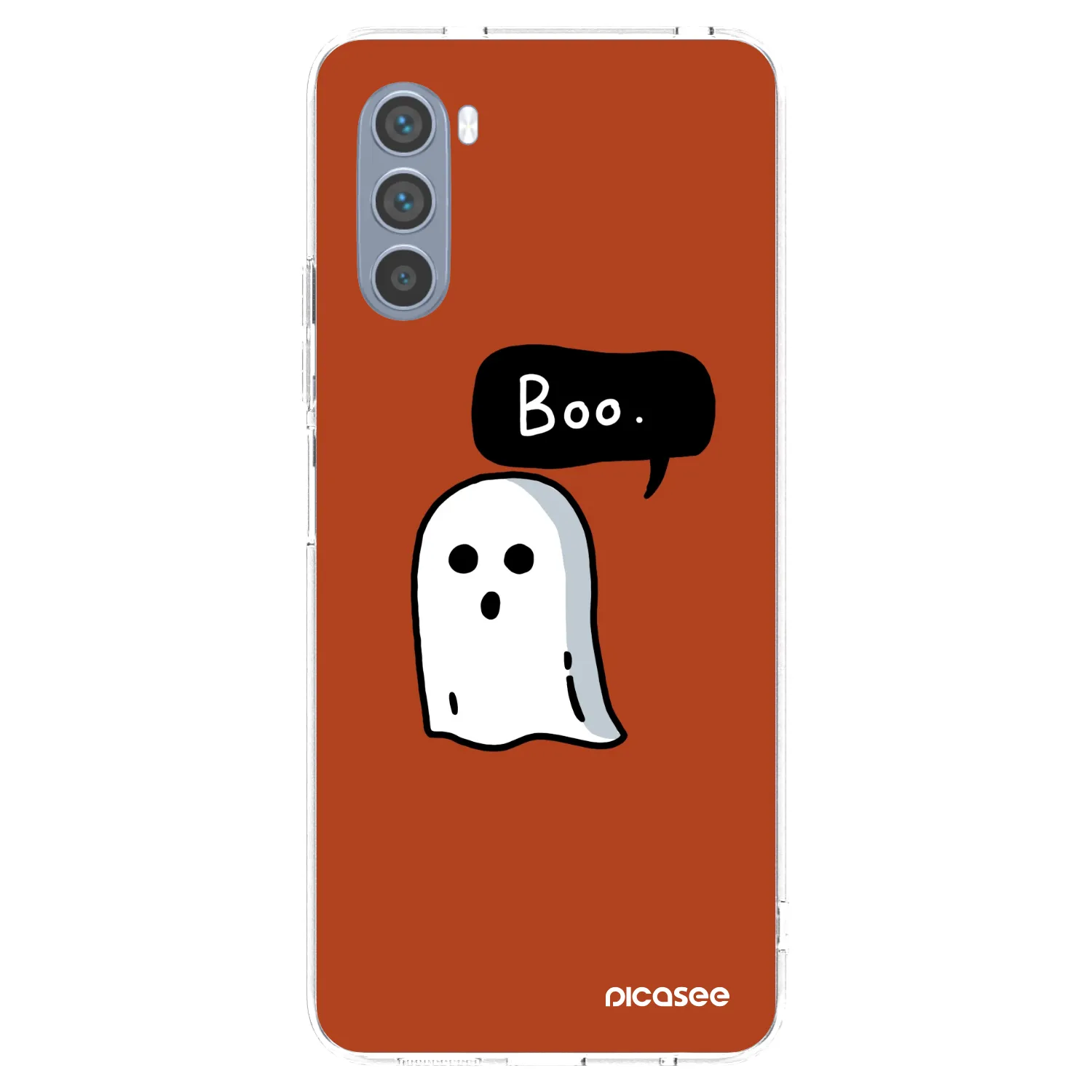 Picasee silikonska prozirna maskica za Motorola Moto G62 - Boo