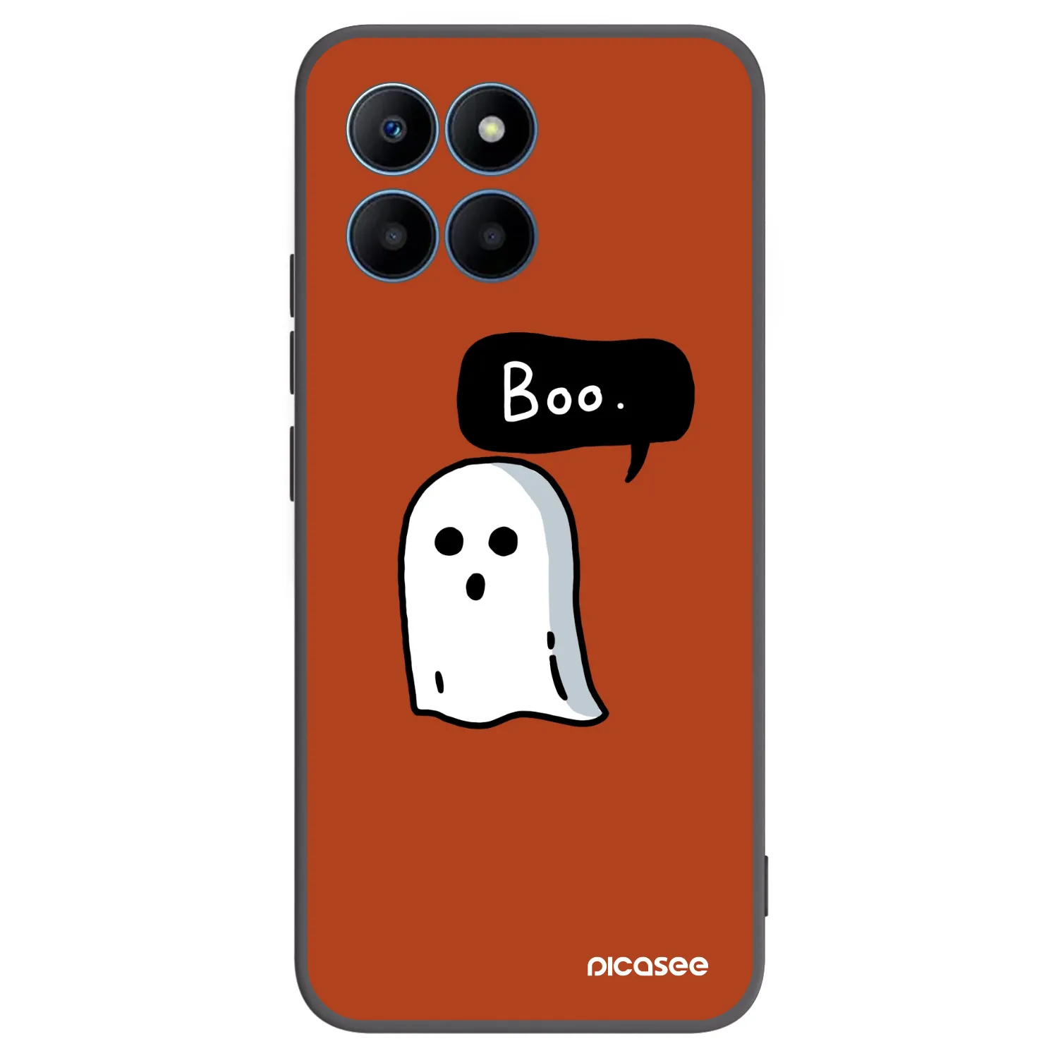 Picasee crna silikonska maskica za Honor 70 Lite - Boo