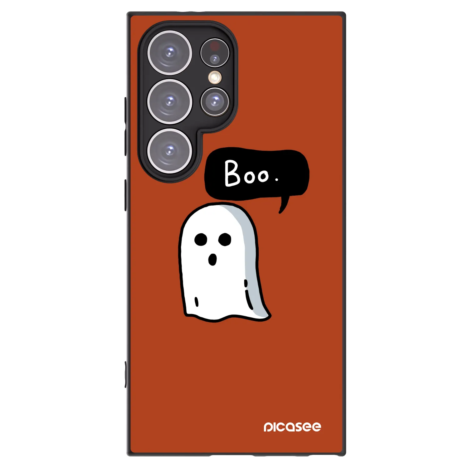 Picasee crna silikonska maskica za Samsung Galaxy S24 Ultra S928B 5G - Boo