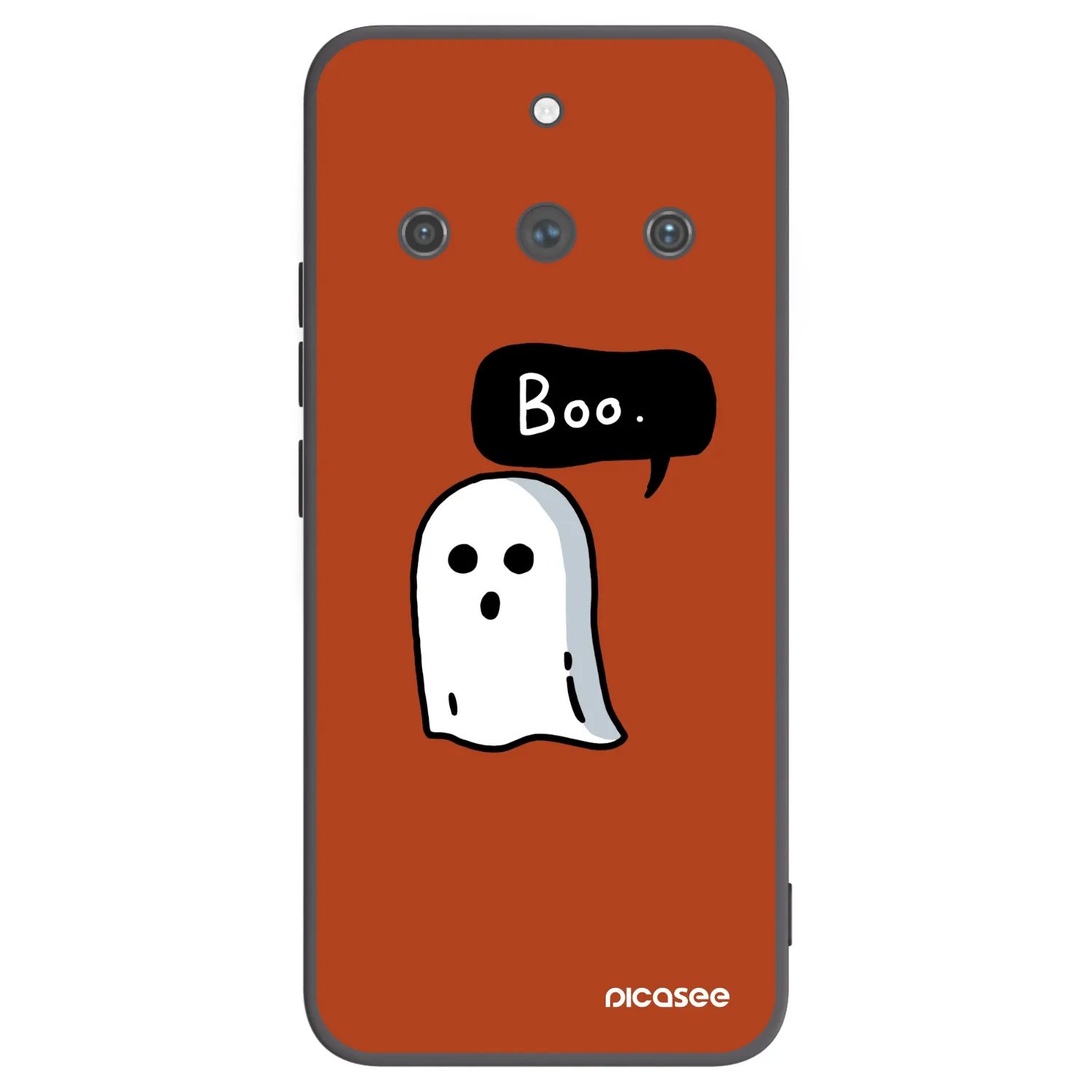 Picasee crna silikonska maskica za Realme 11 Pro+ - Boo