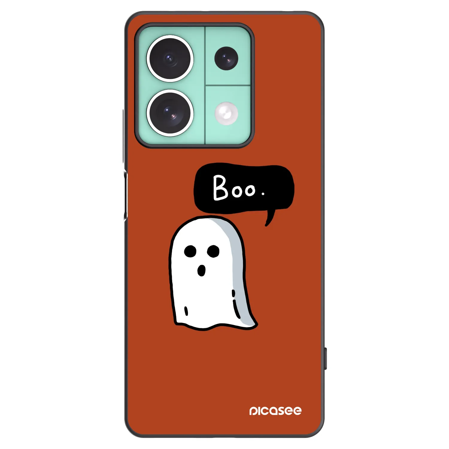Picasee crna silikonska maskica za Xiaomi Redmi Note 13 5G - Boo