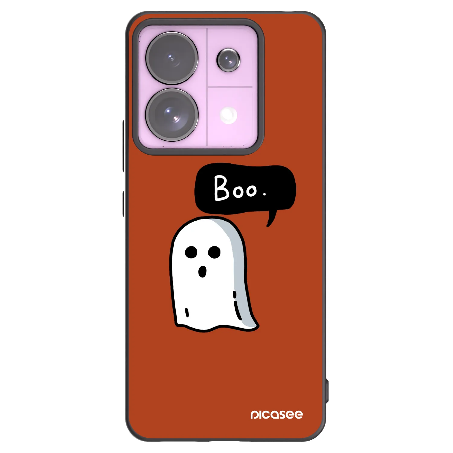 Picasee crna silikonska maskica za Xiaomi Redmi Note 13 Pro 5G - Boo