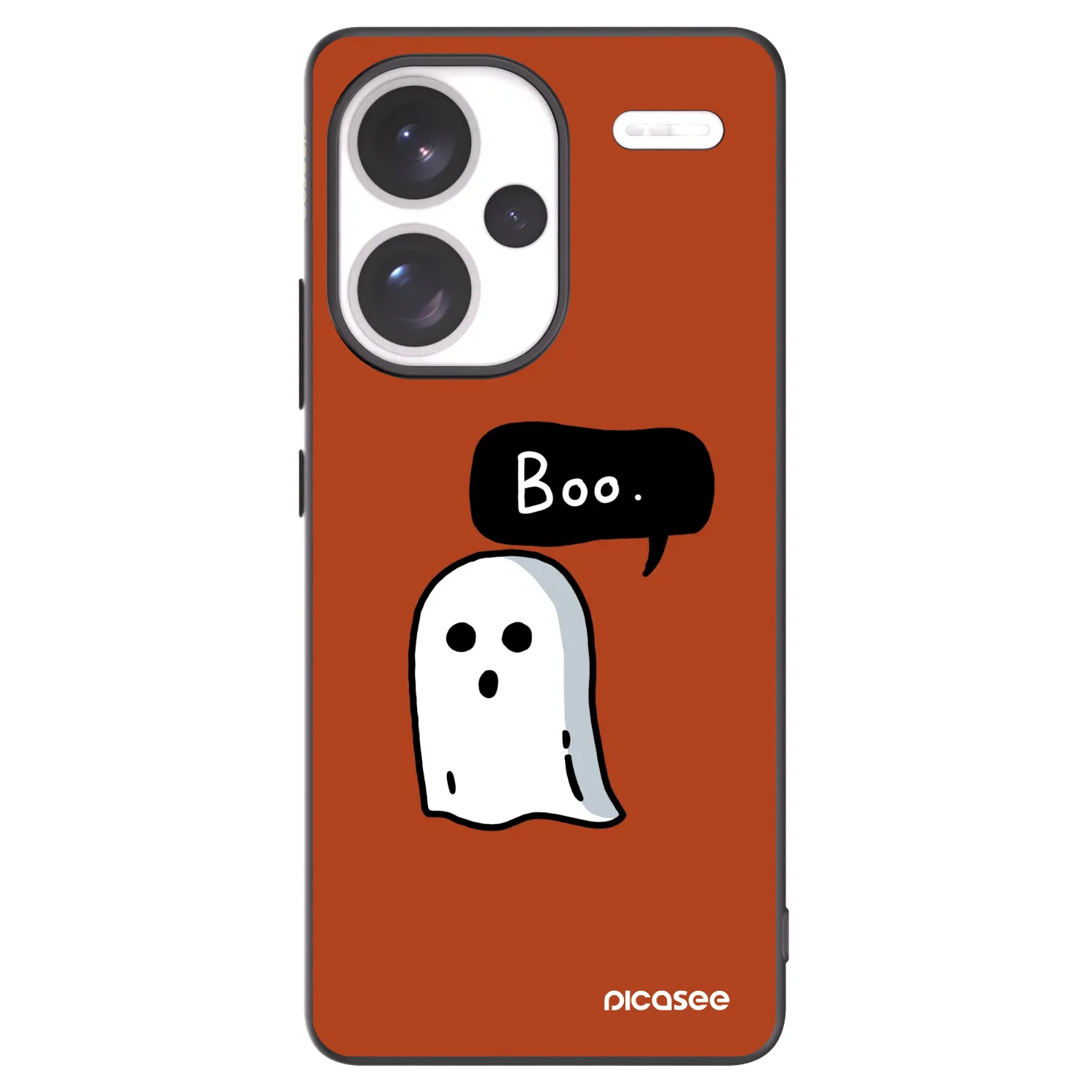 Picasee crna silikonska maskica za Xiaomi Redmi Note 13 Pro+ 5G - Boo