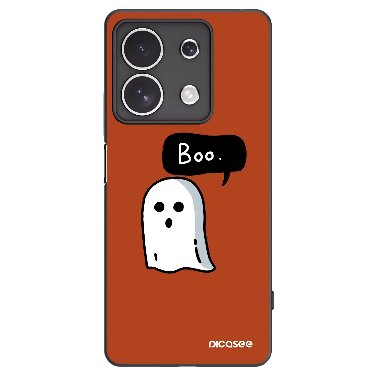 Picasee crna silikonska maskica za Xiaomi Redmi Note 13 4G - Boo