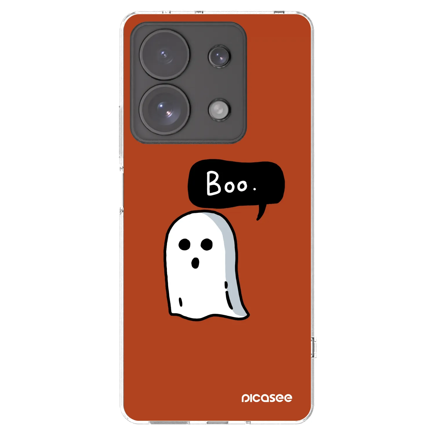 Picasee silikonska prozirna maskica za Xiaomi Redmi Note 13 Pro 4G - Boo