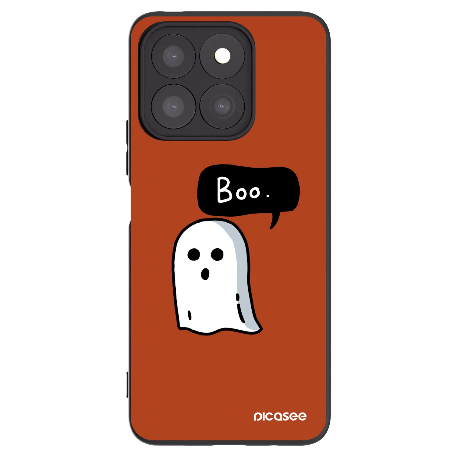 Picasee crna silikonska maskica za Honor X8b - Boo