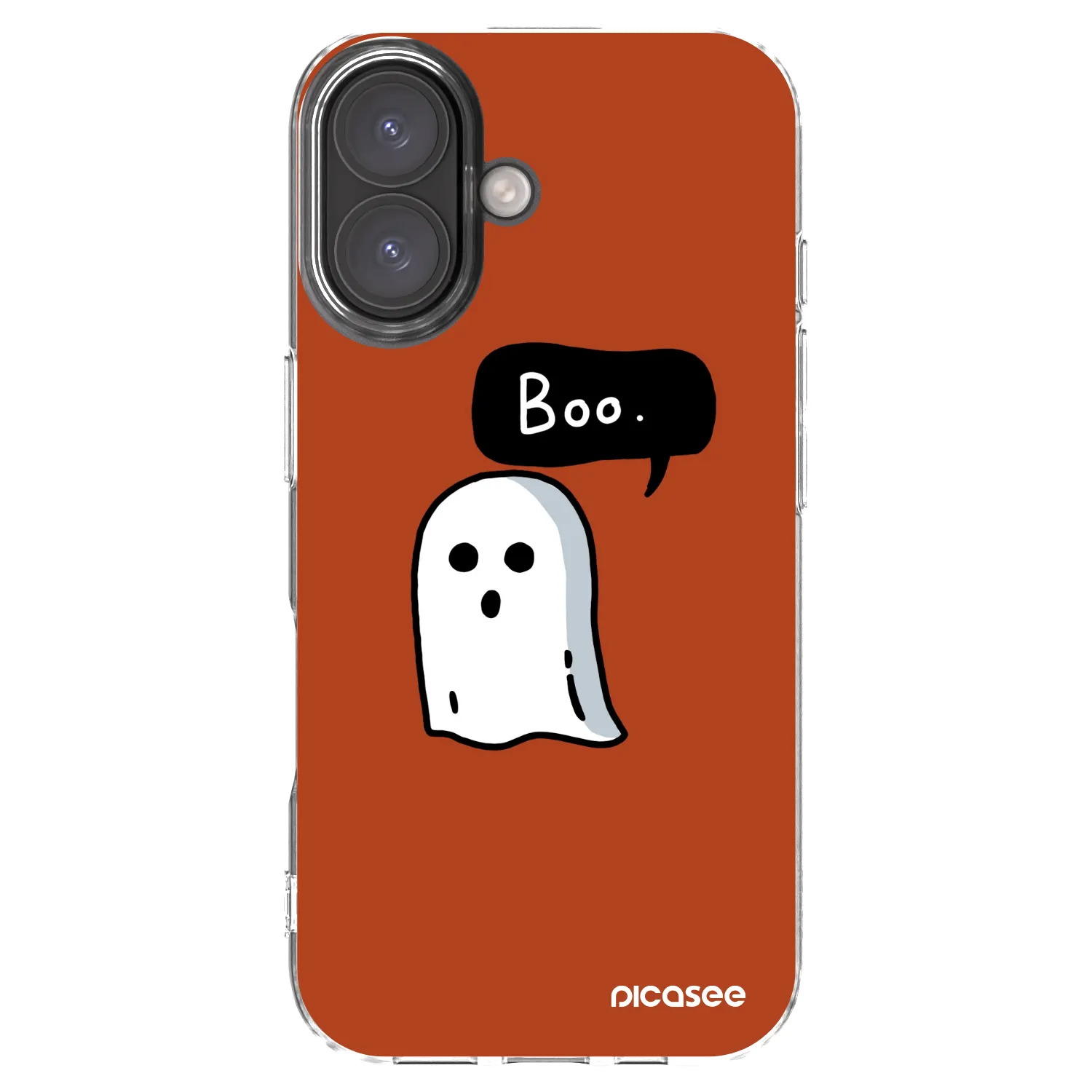 Picasee silikonska prozirna maskica za Apple iPhone 16 - Boo