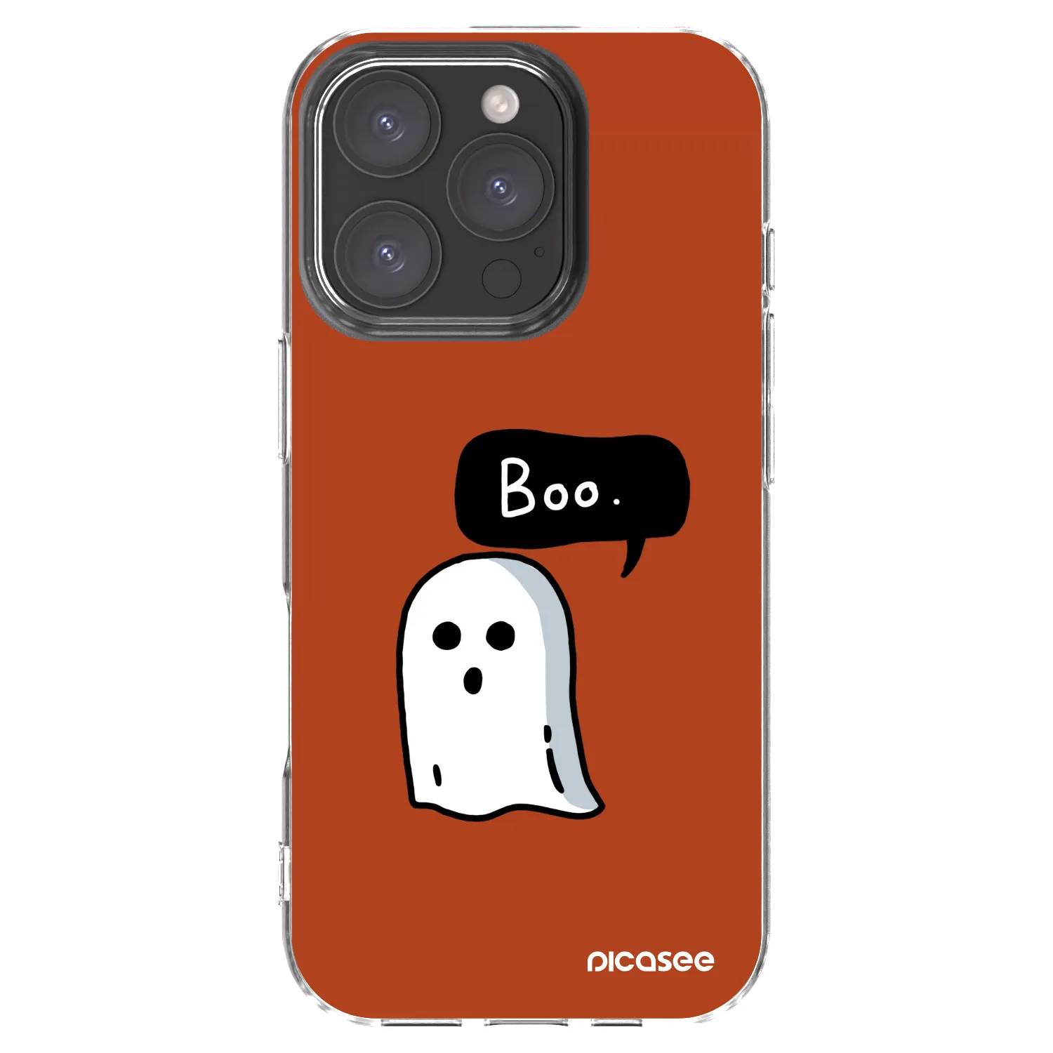 Picasee silikonska prozirna maskica za Apple iPhone 16 Pro - Boo