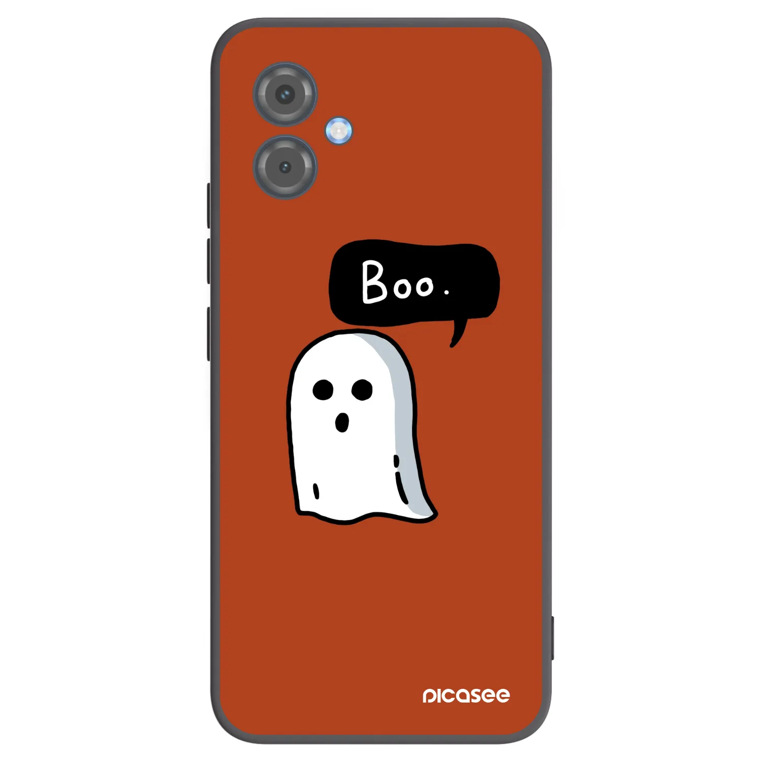 Picasee crna silikonska maskica za Motorola Moto G14 - Boo
