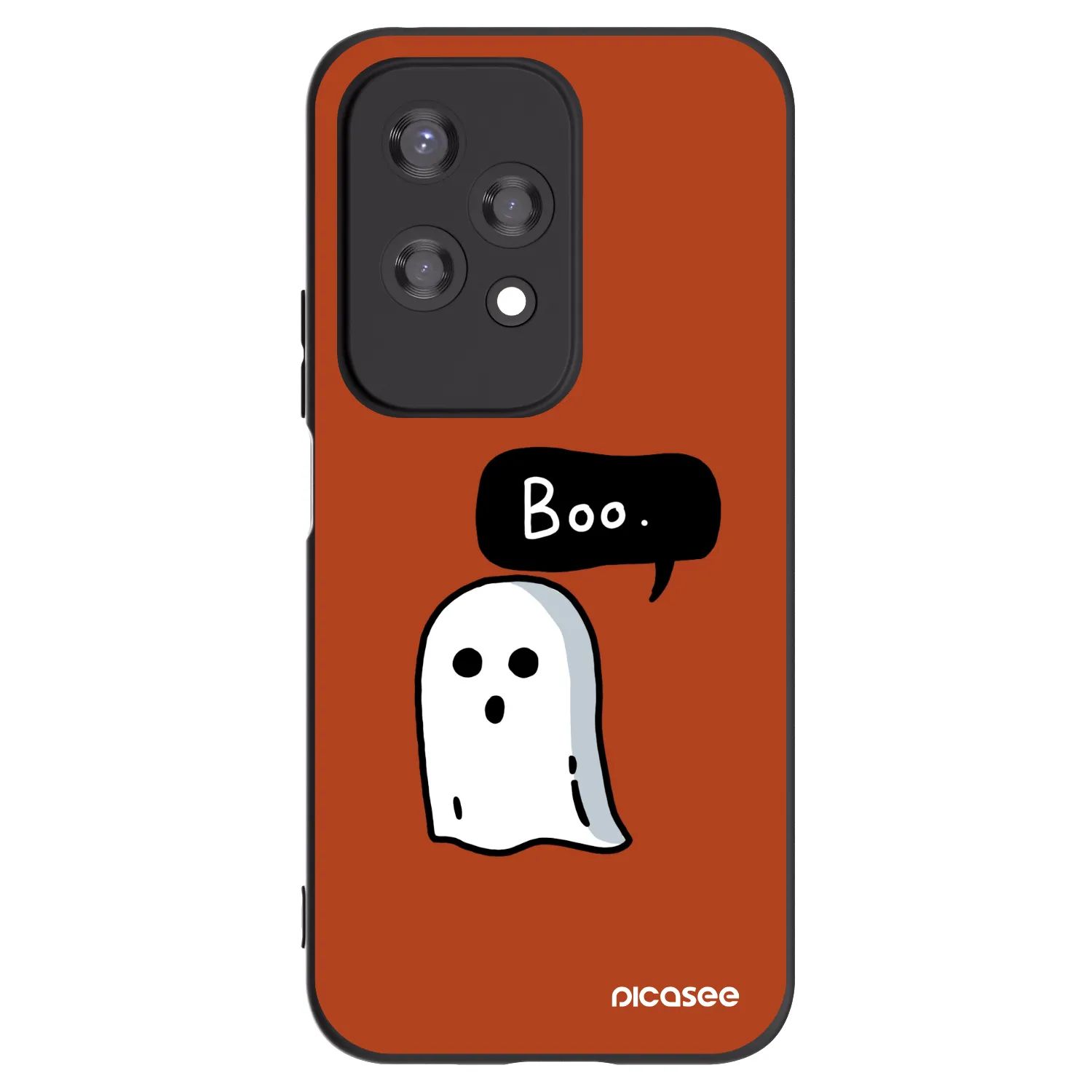 Picasee crna silikonska maskica za Honor 200 Lite - Boo
