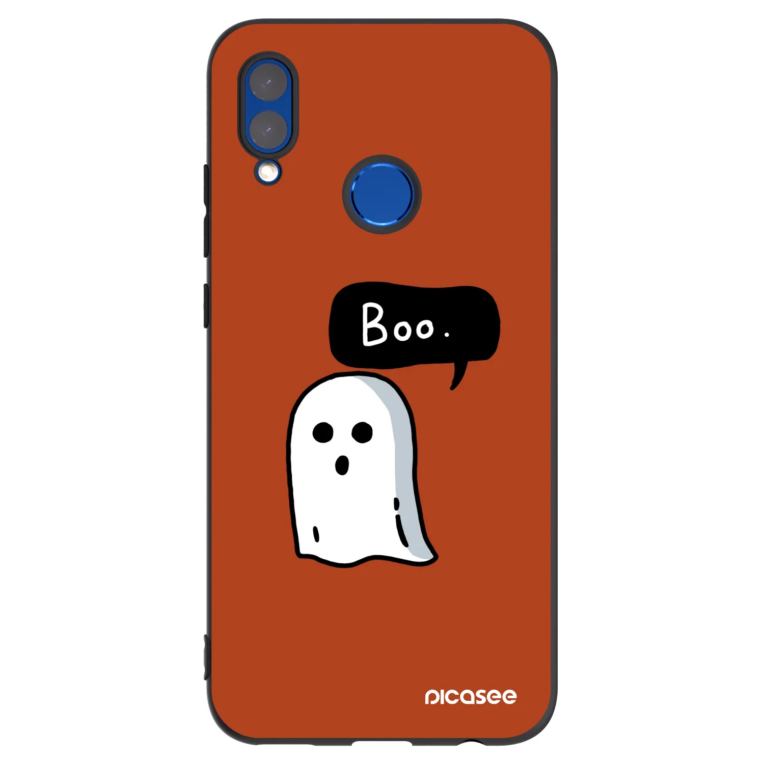 Picasee crna silikonska maskica za Huawei P Smart 2019 - Boo
