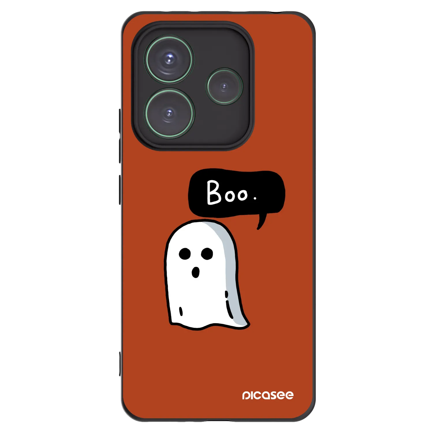 Picasee crna silikonska maskica za Xiaomi Redmi Note 14 5G - Boo
