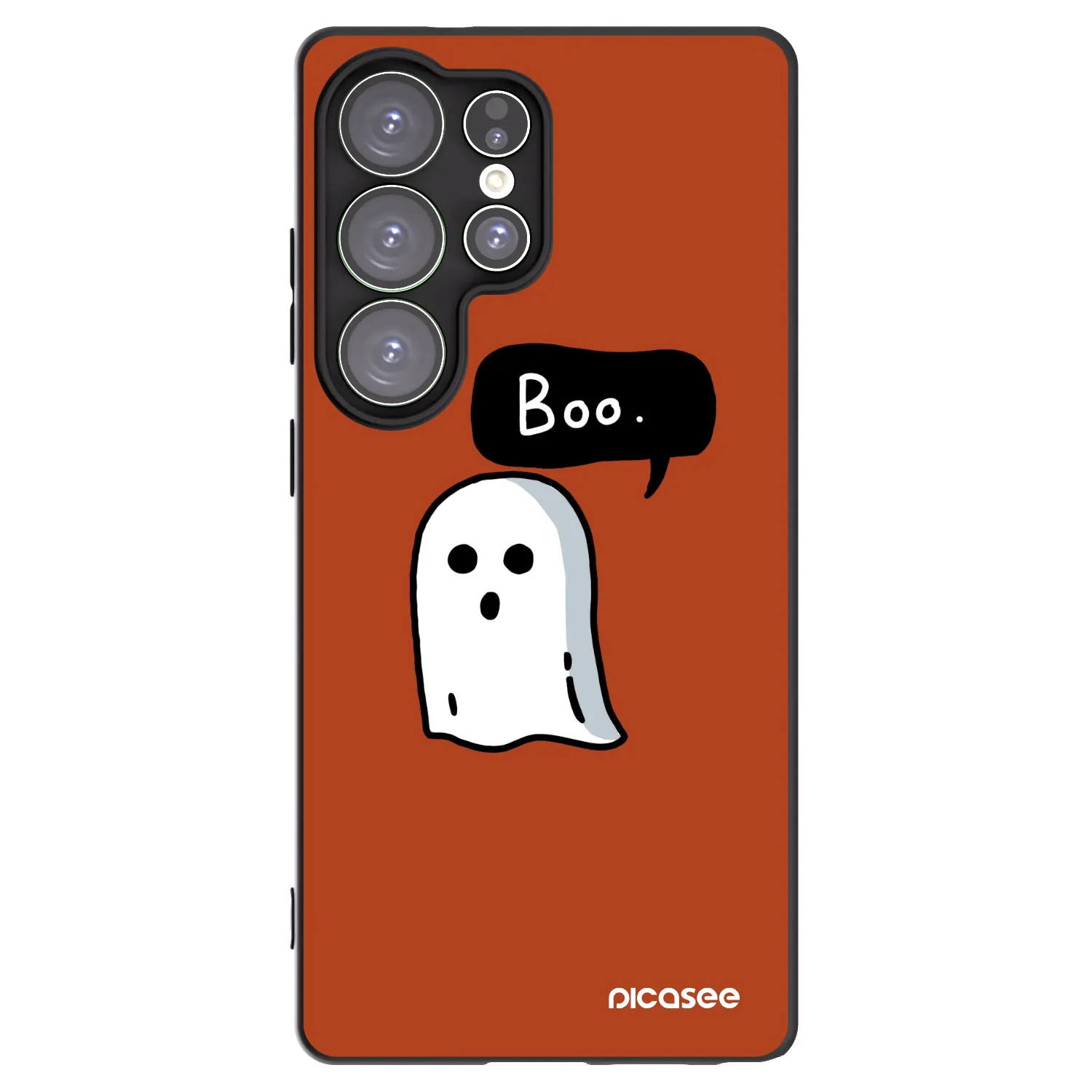 Picasee crna silikonska maskica za Samsung Galaxy S25 Ultra 5G - Boo