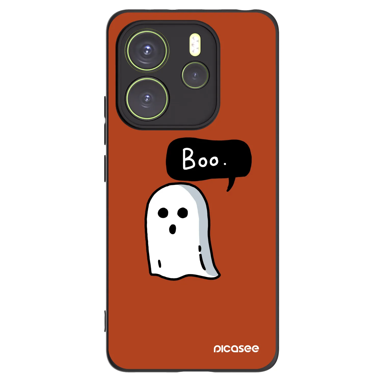 Picasee crna silikonska maskica za Xiaomi Redmi Note 14 4G - Boo