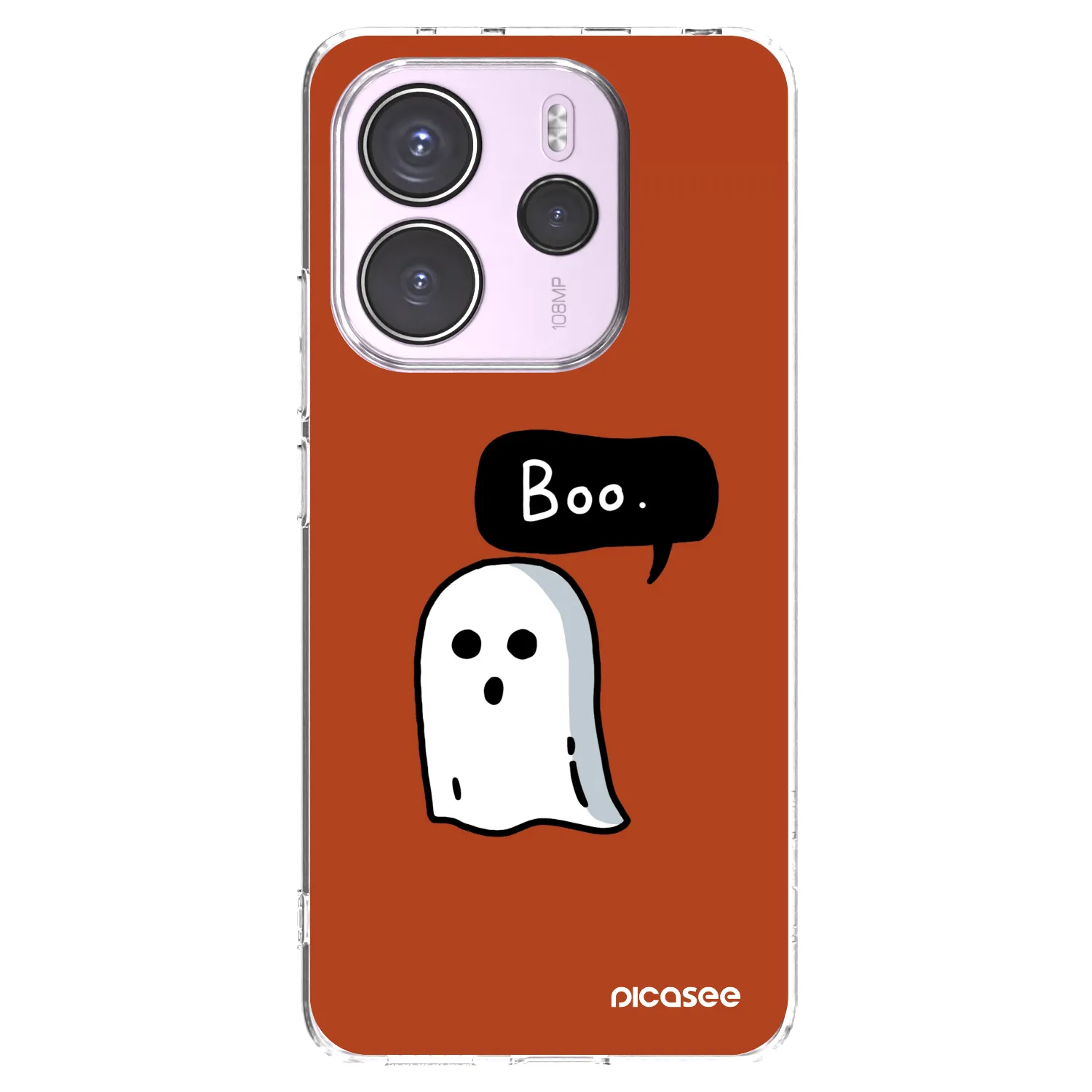 Picasee silikonska prozirna maskica za Xiaomi Redmi Note 14 4G - Boo