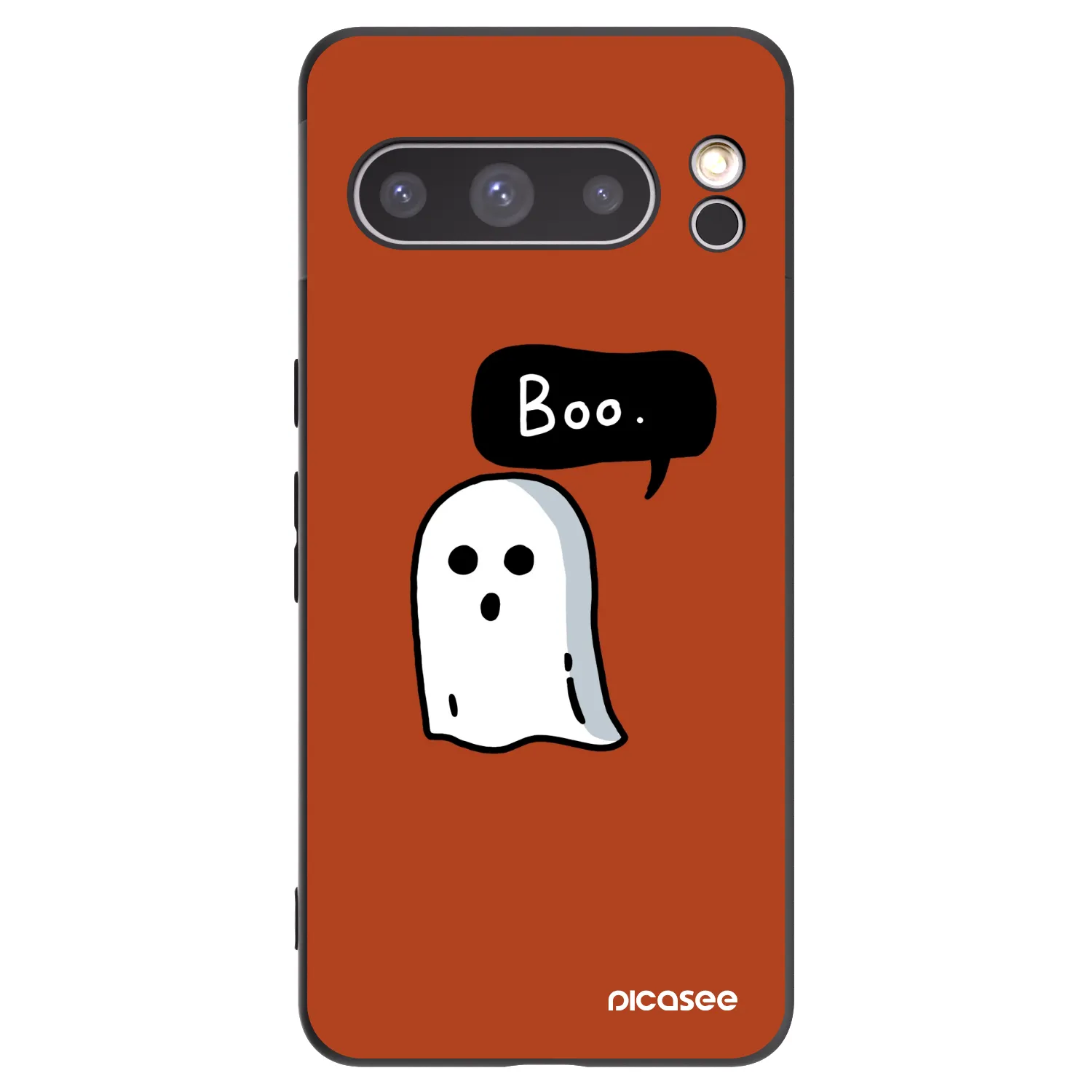 Picasee crna silikonska maskica za Google Pixel 8 Pro - Boo