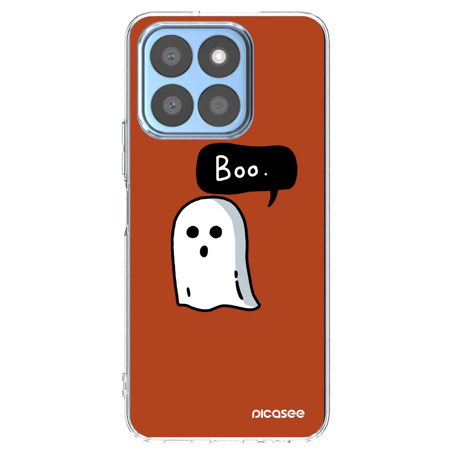 Picasee silikonska prozirna maskica za Honor X8c - Boo
