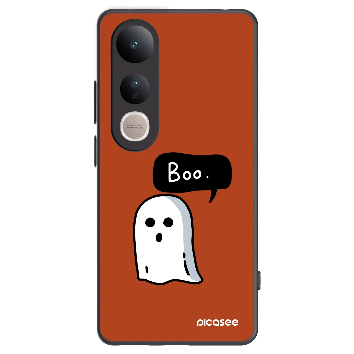 Picasee crna silikonska maskica za Vivo V50 Lite 5G - Boo