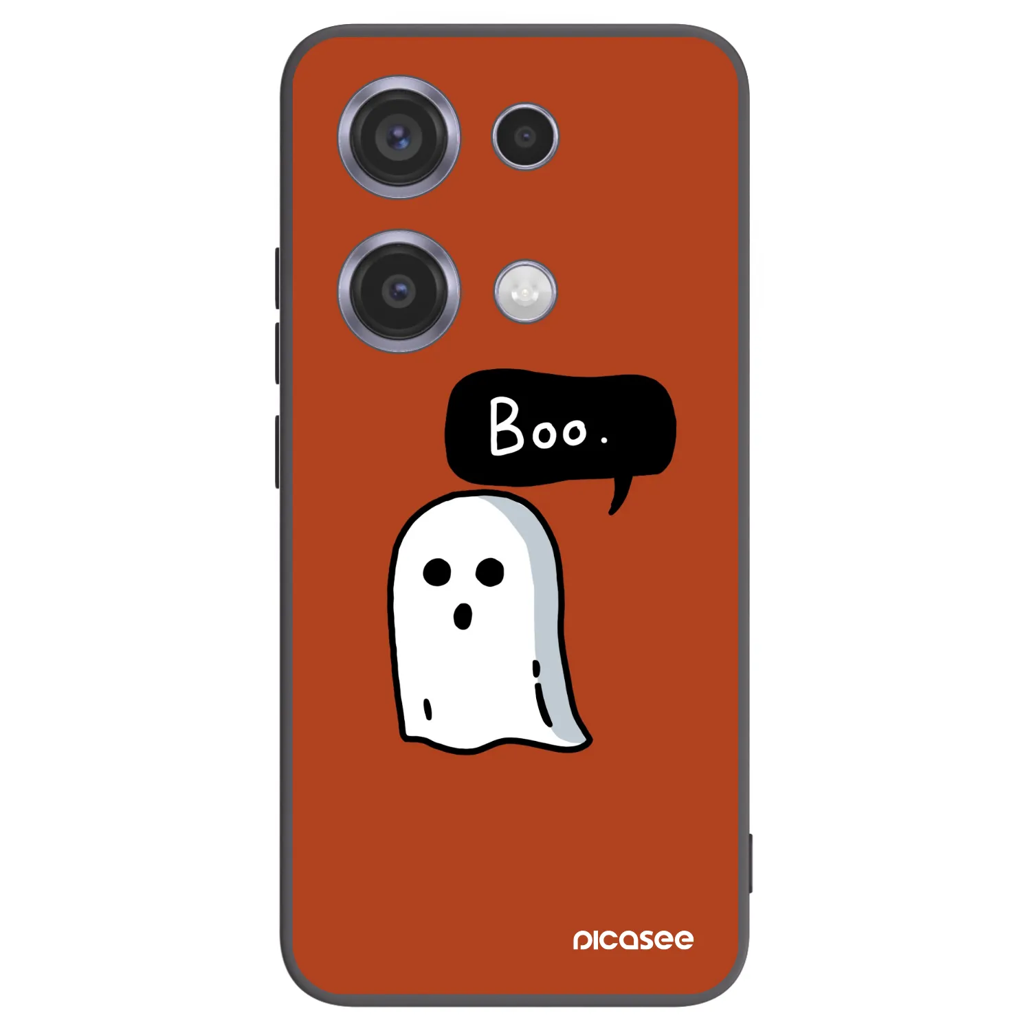 Picasee crna silikonska maskica za Xiaomi Redmi Note 14S - Boo