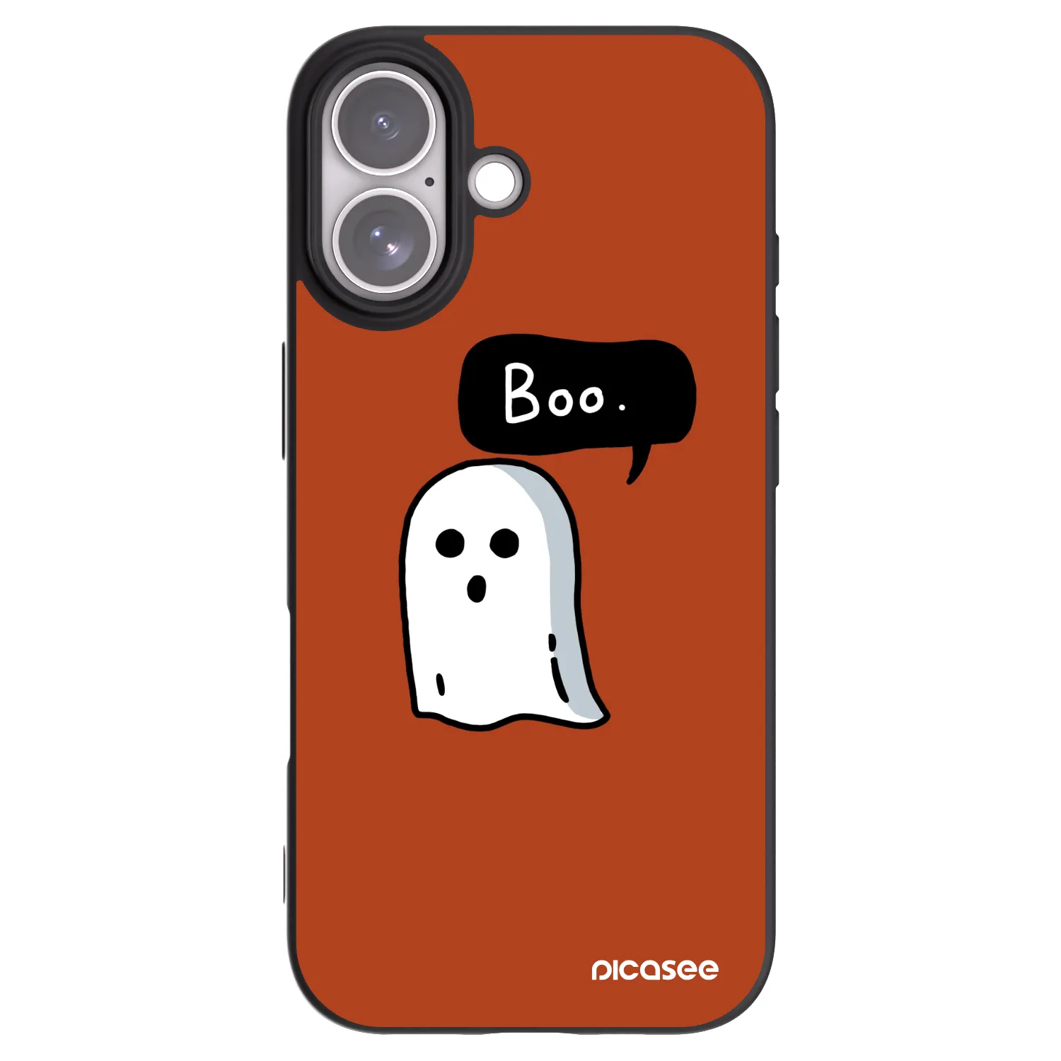 Picasee crna silikonska maskica za Apple iPhone 17 - Boo