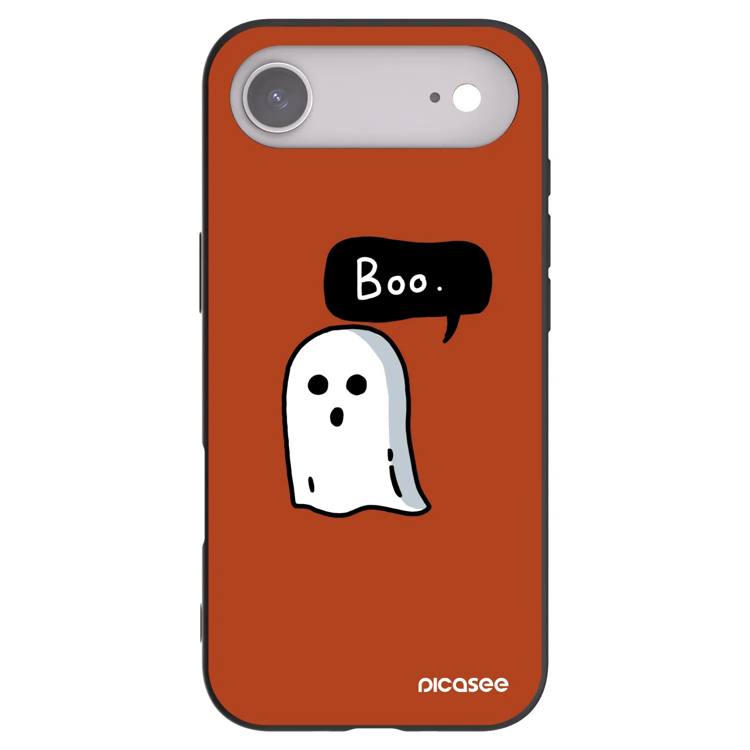 Picasee crna silikonska maskica za Apple iPhone Air - Boo