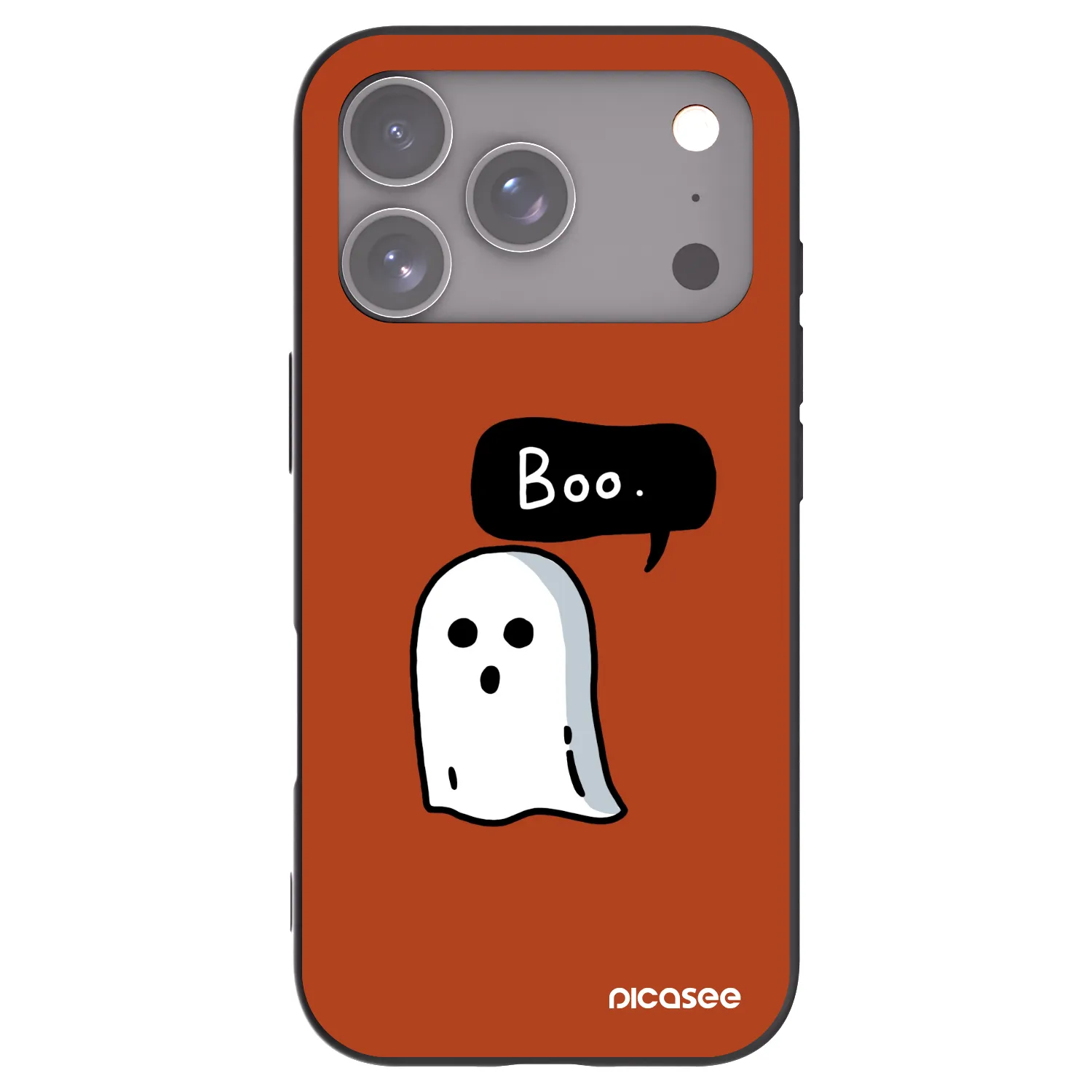 Picasee crna silikonska maskica za Apple iPhone 17 Pro - Boo
