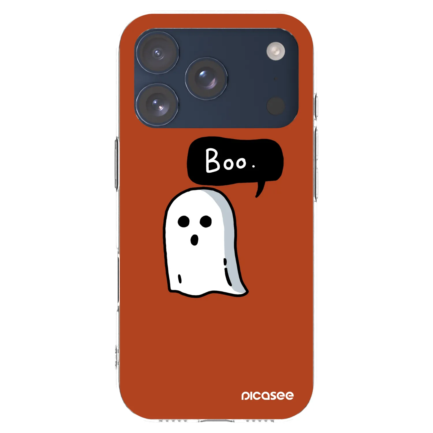 Picasee silikonska prozirna maskica za Apple iPhone 17 Pro - Boo