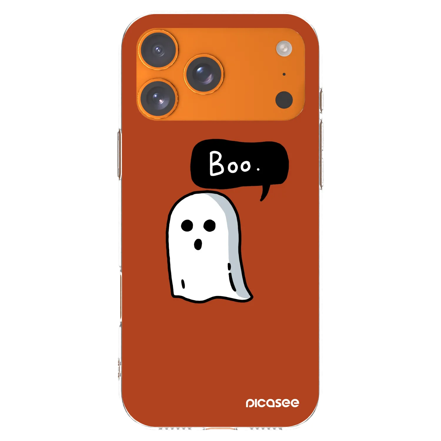 Picasee silikonska prozirna maskica za Apple iPhone 17 Pro Max - Boo