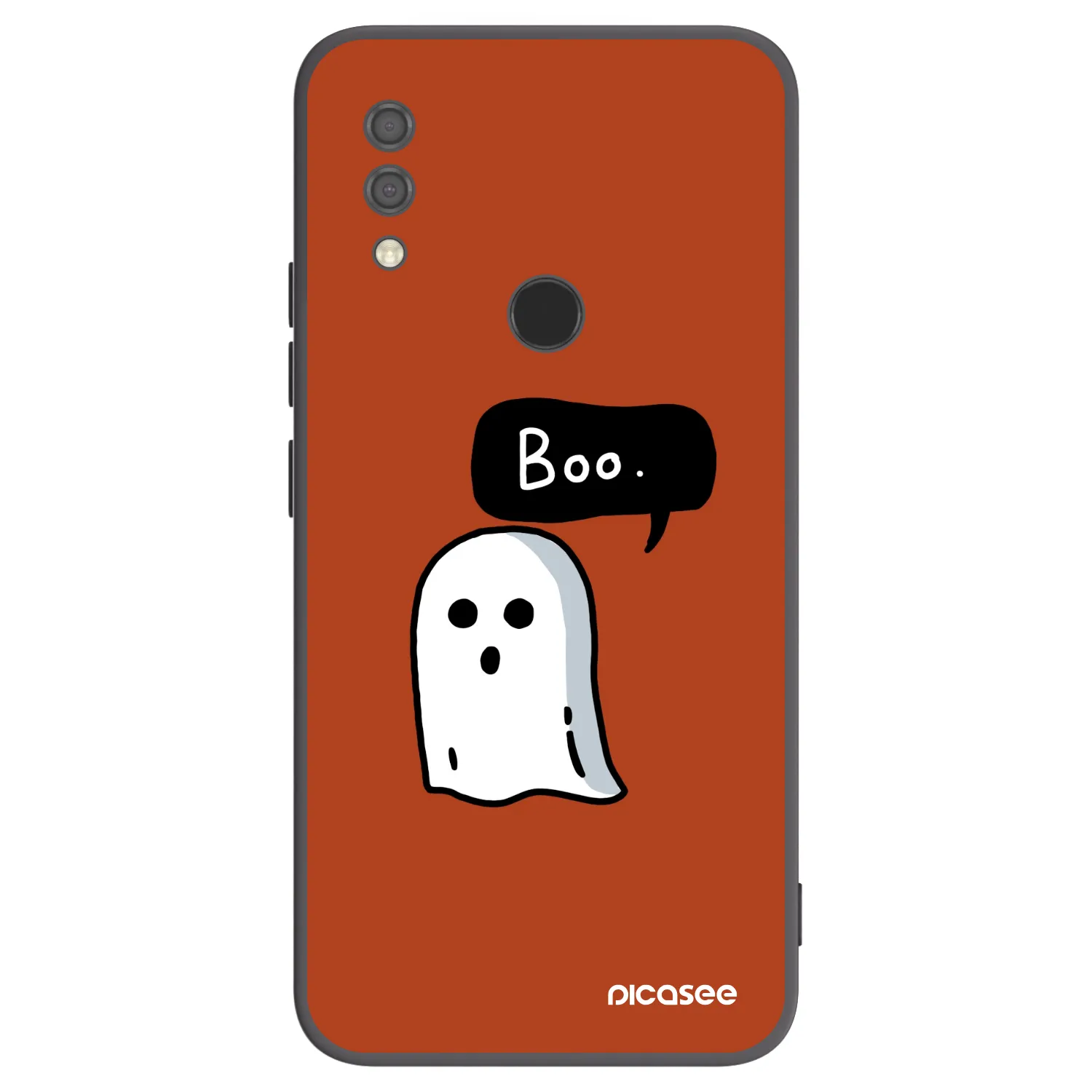 Picasee crna silikonska maskica za Xiaomi Redmi 7 - Boo