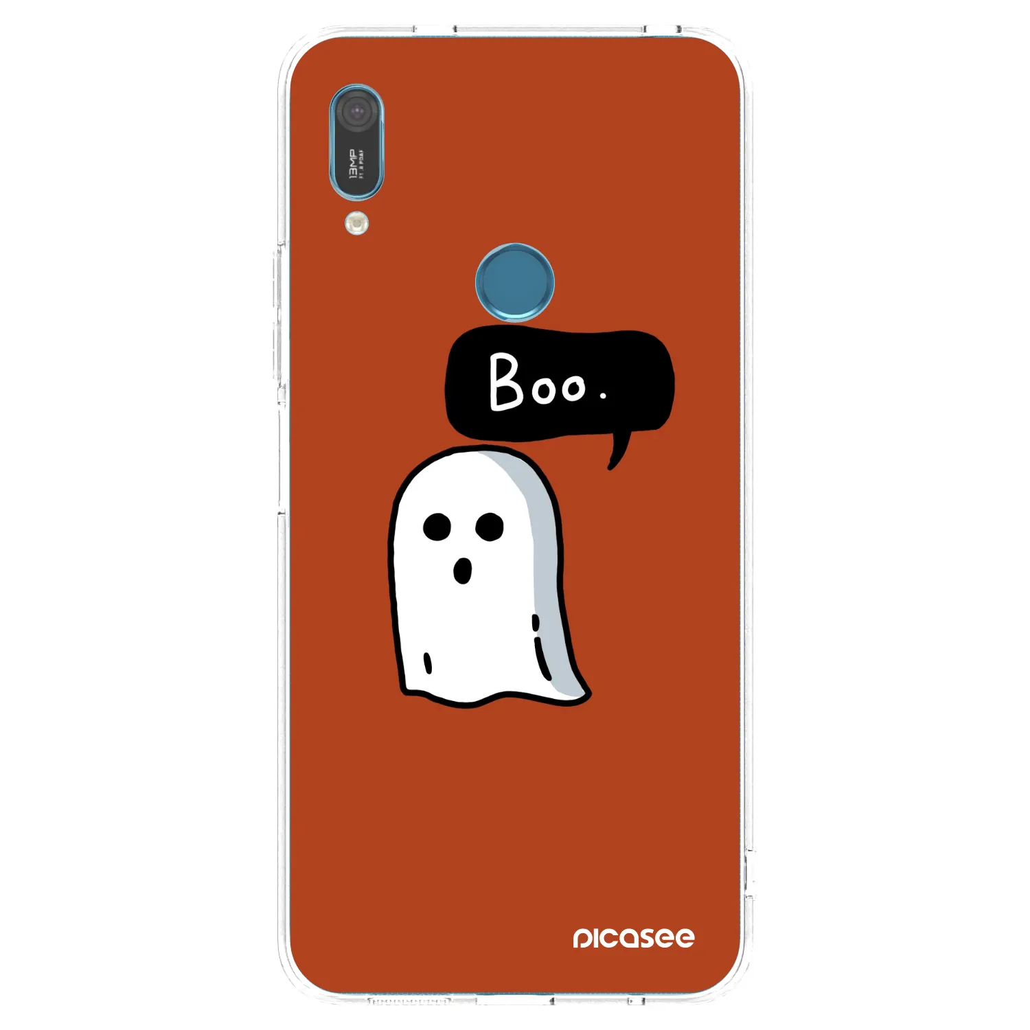 Picasee silikonska prozirna maskica za Huawei Y6 2019 - Boo