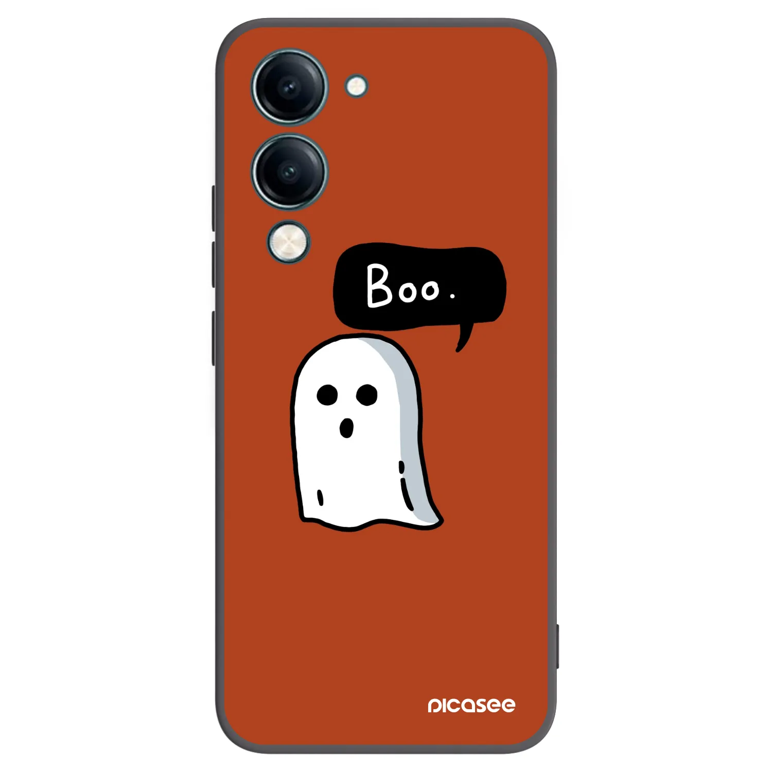 Picasee crna silikonska maskica za Vivo Y29s 5G - Boo
