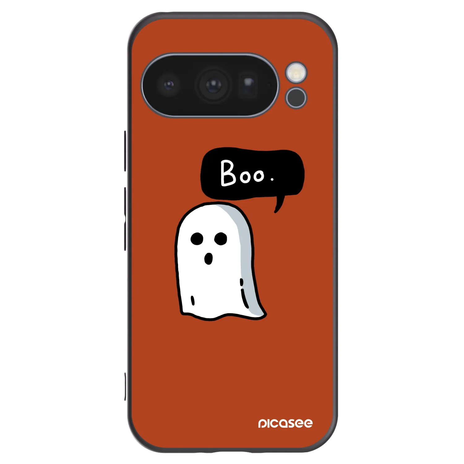 Picasee crna silikonska maskica za Google Pixel 10 Pro - Boo