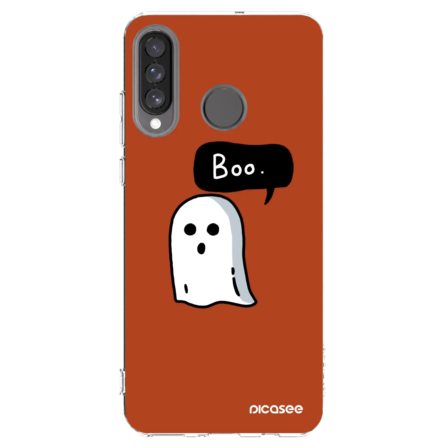 Picasee silikonska prozirna maskica za Huawei P30 Lite - Boo