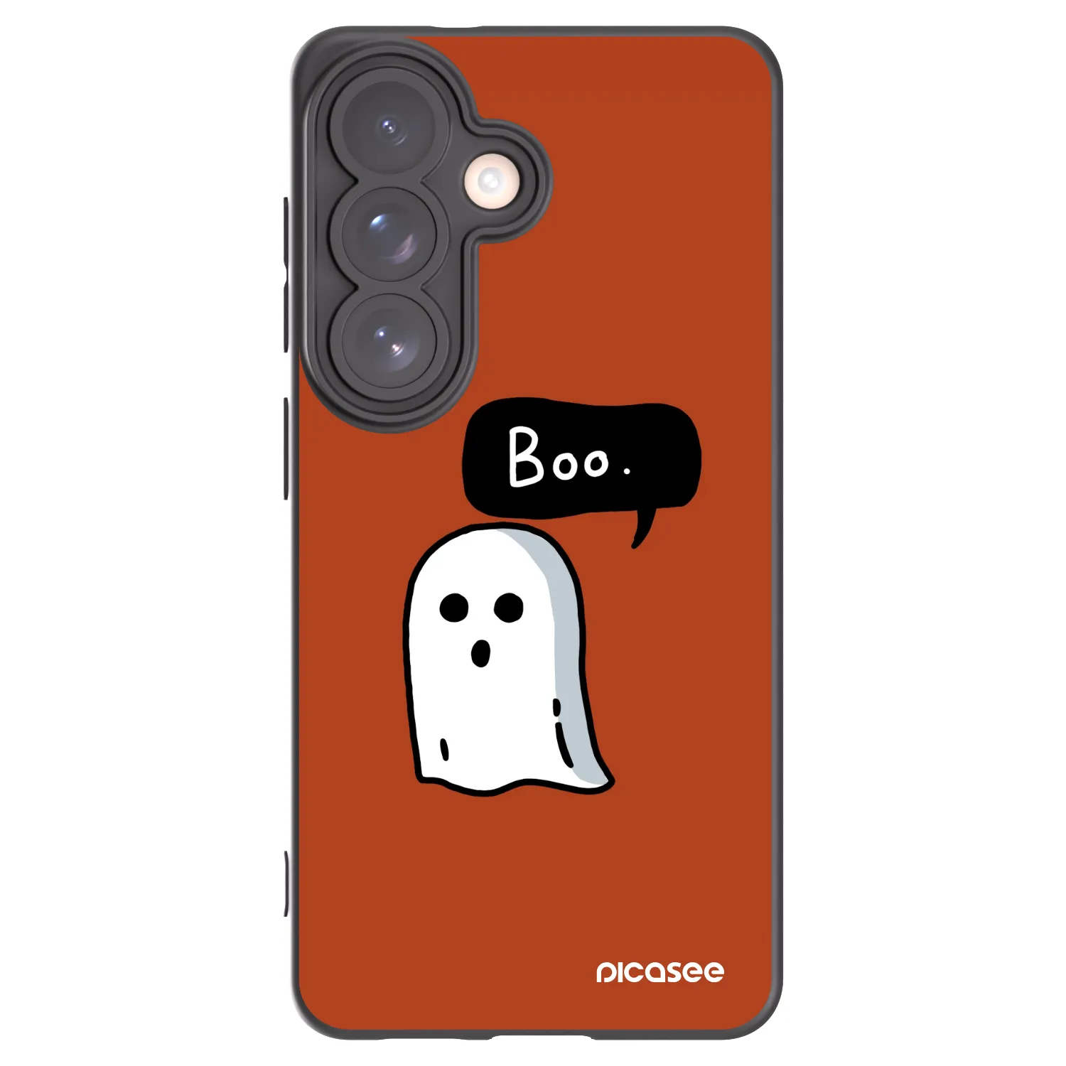 Picasee crna silikonska maskica za Samsung Galaxy S26 - Boo