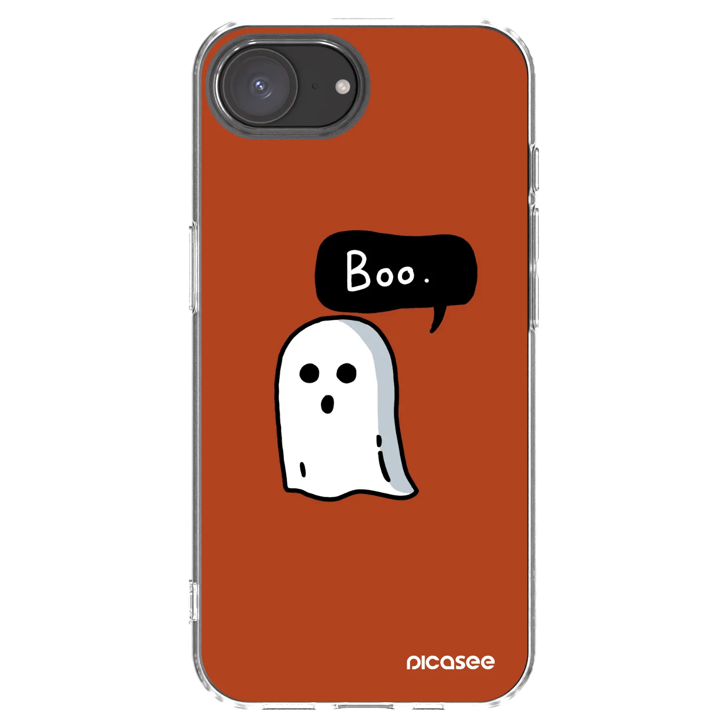 Picasee silikonska prozirna maskica za Apple iPhone 17e - Boo