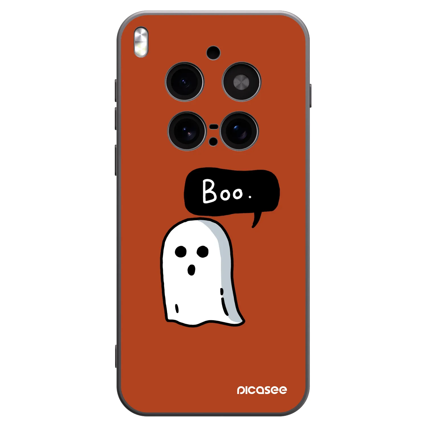 Picasee crna silikonska maskica za Vivo X300 Pro - Boo