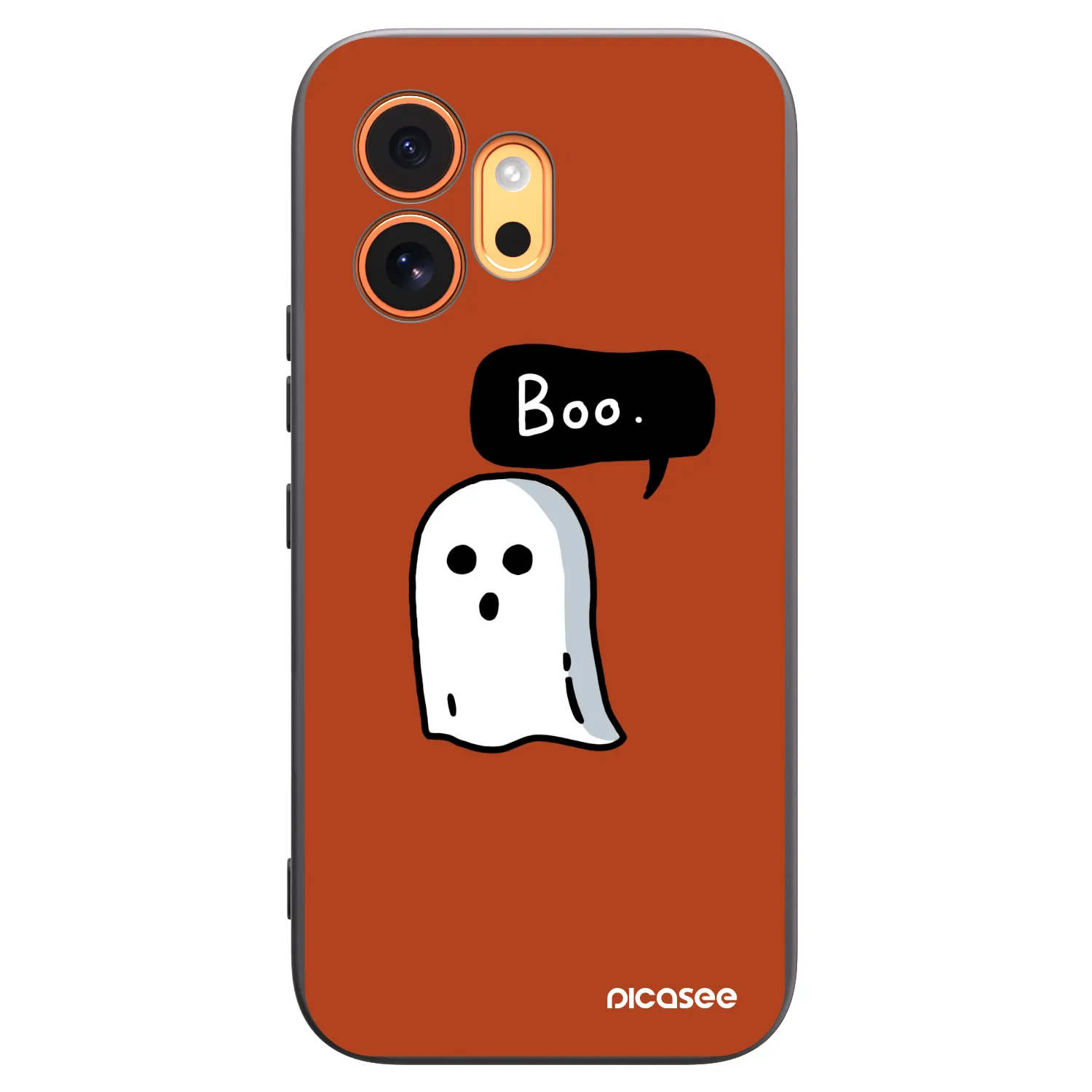 Picasee crna silikonska maskica za Honor 600 - Boo