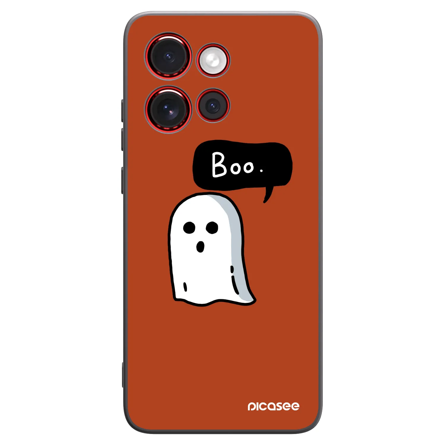 Picasee crna silikonska maskica za Motorola Edge 60 Neo 5G - Boo