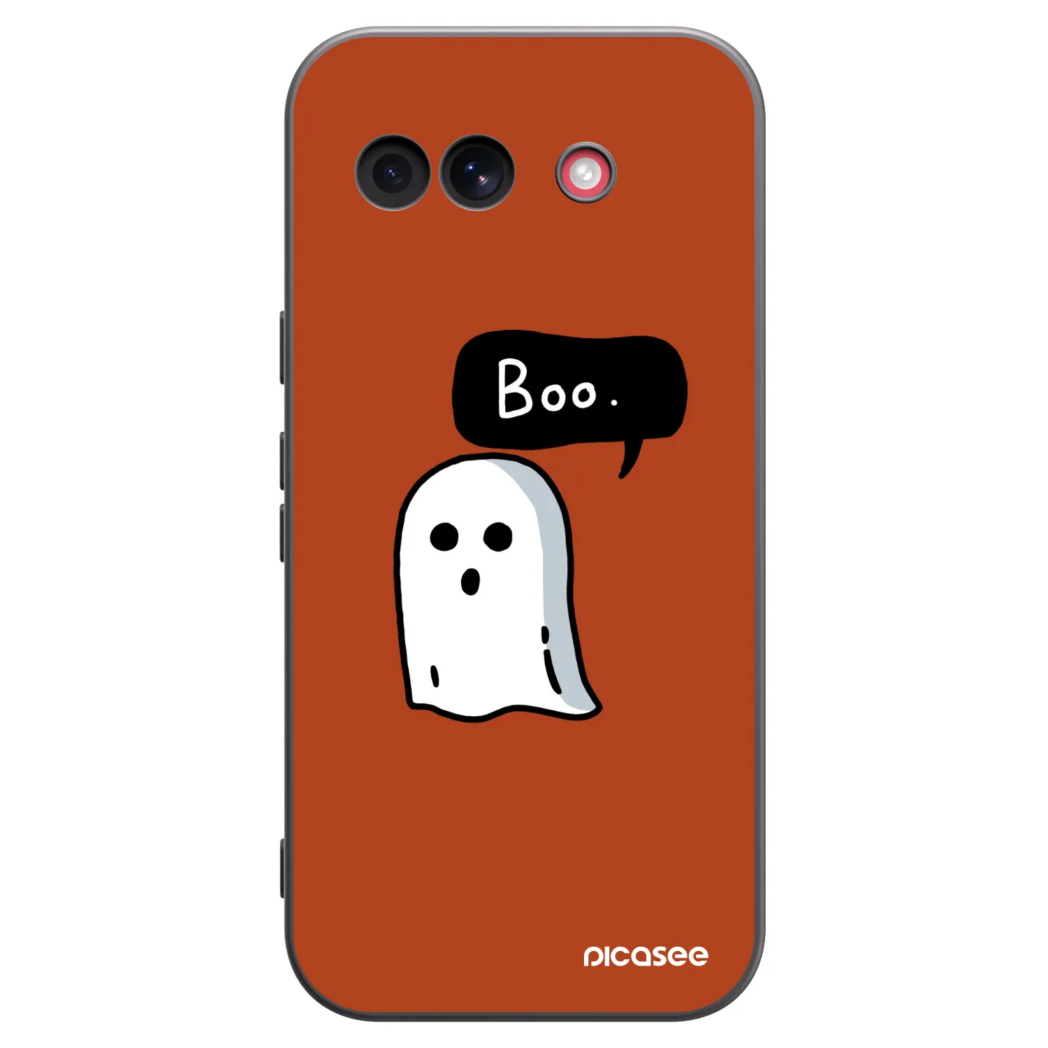 Picasee crna silikonska maskica za Google Pixel 10a - Boo