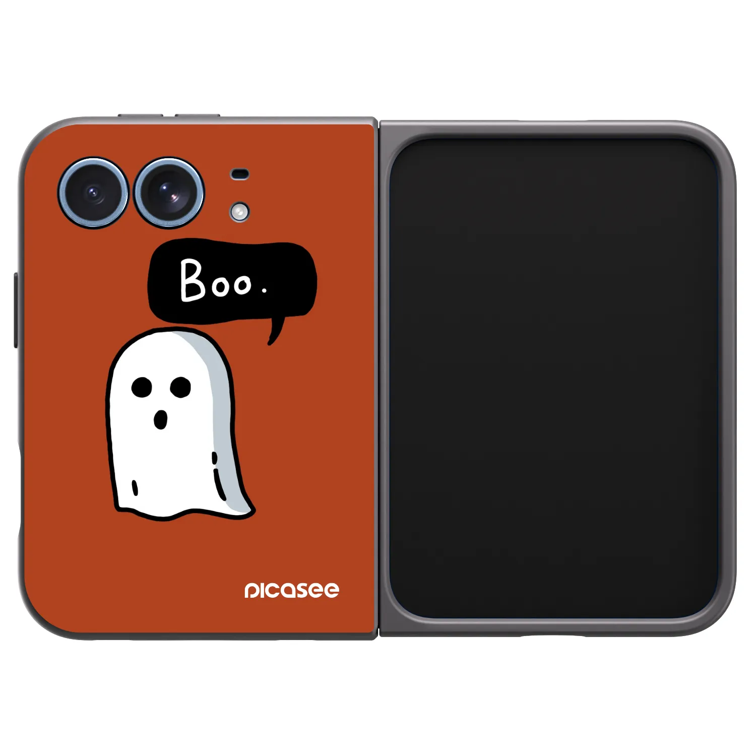 Picasee crna silikonska maskica za Apple iPhone Ultra - Boo
