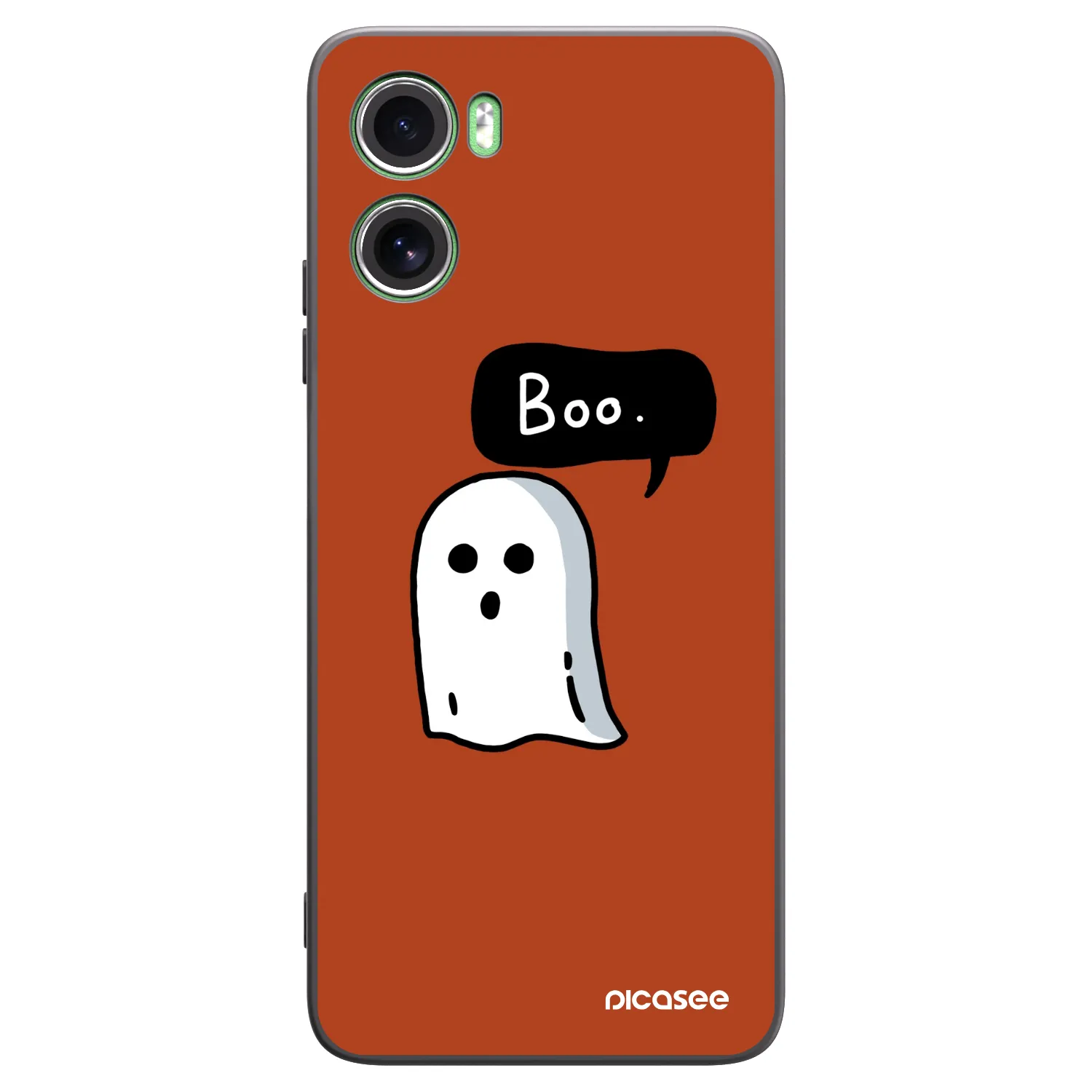 Picasee crna silikonska maskica za Motorola Moto G06 - Boo