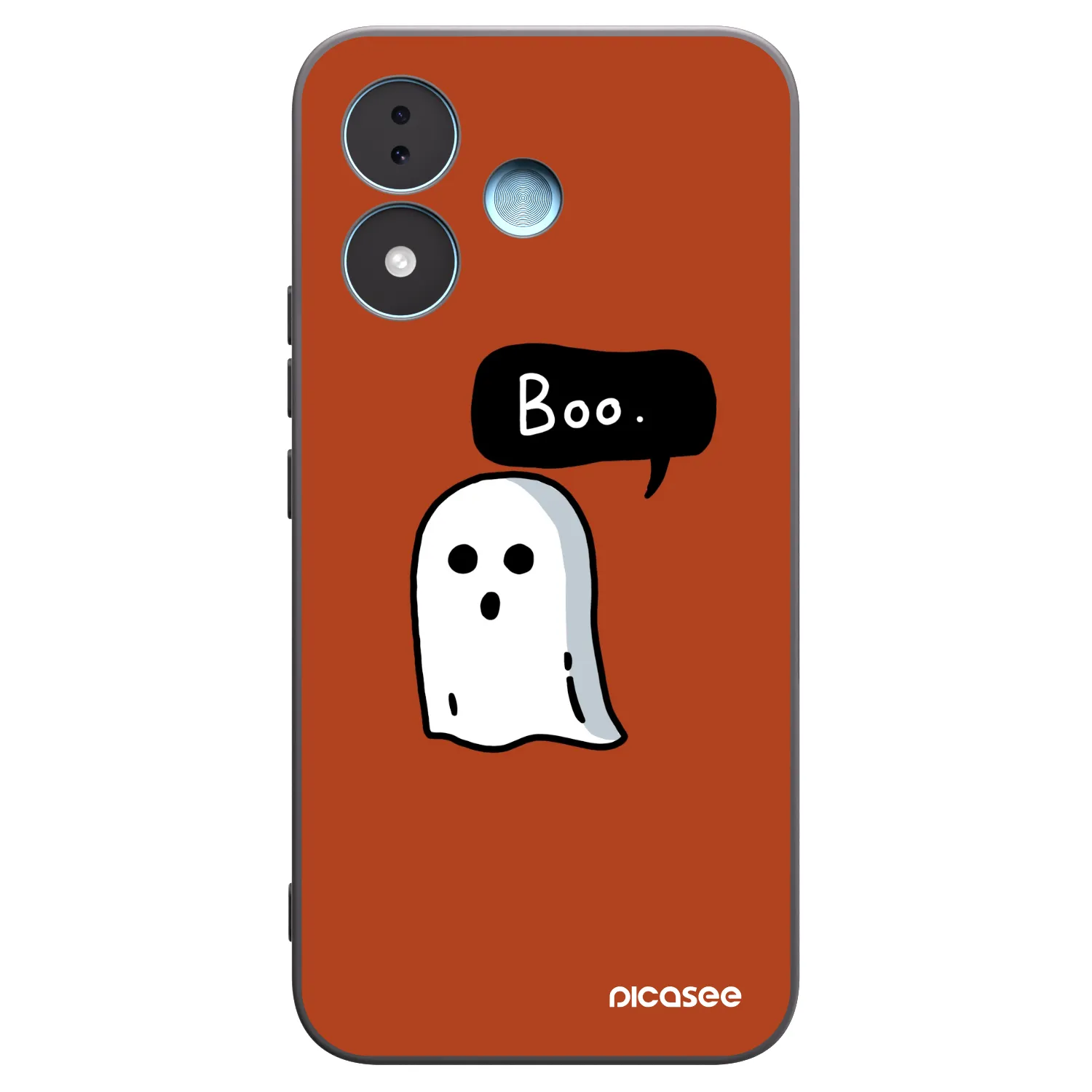 Picasee crna silikonska maskica za Xiaomi Redmi Note 17 5G - Boo
