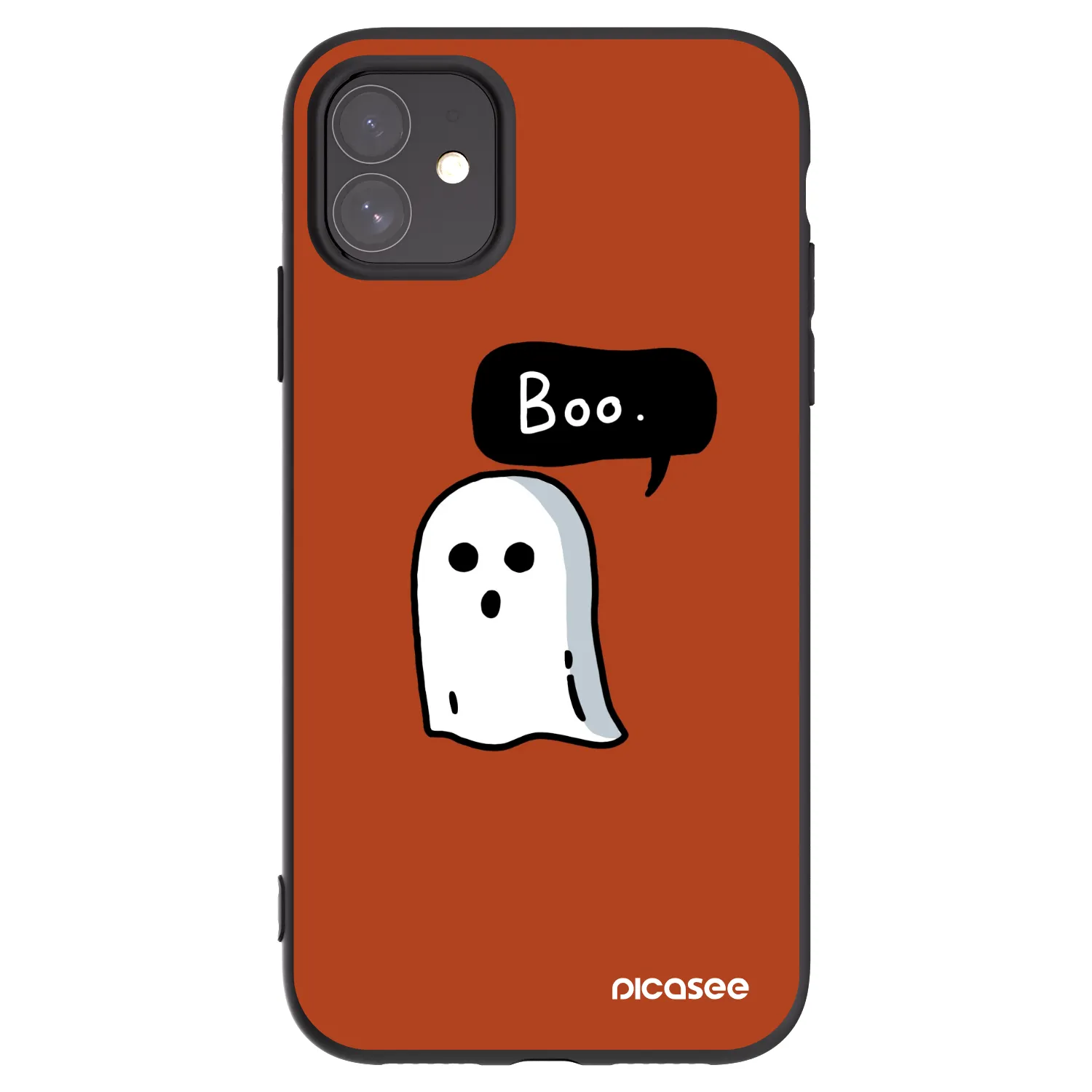 Picasee crna silikonska maskica za Apple iPhone 11 - Boo