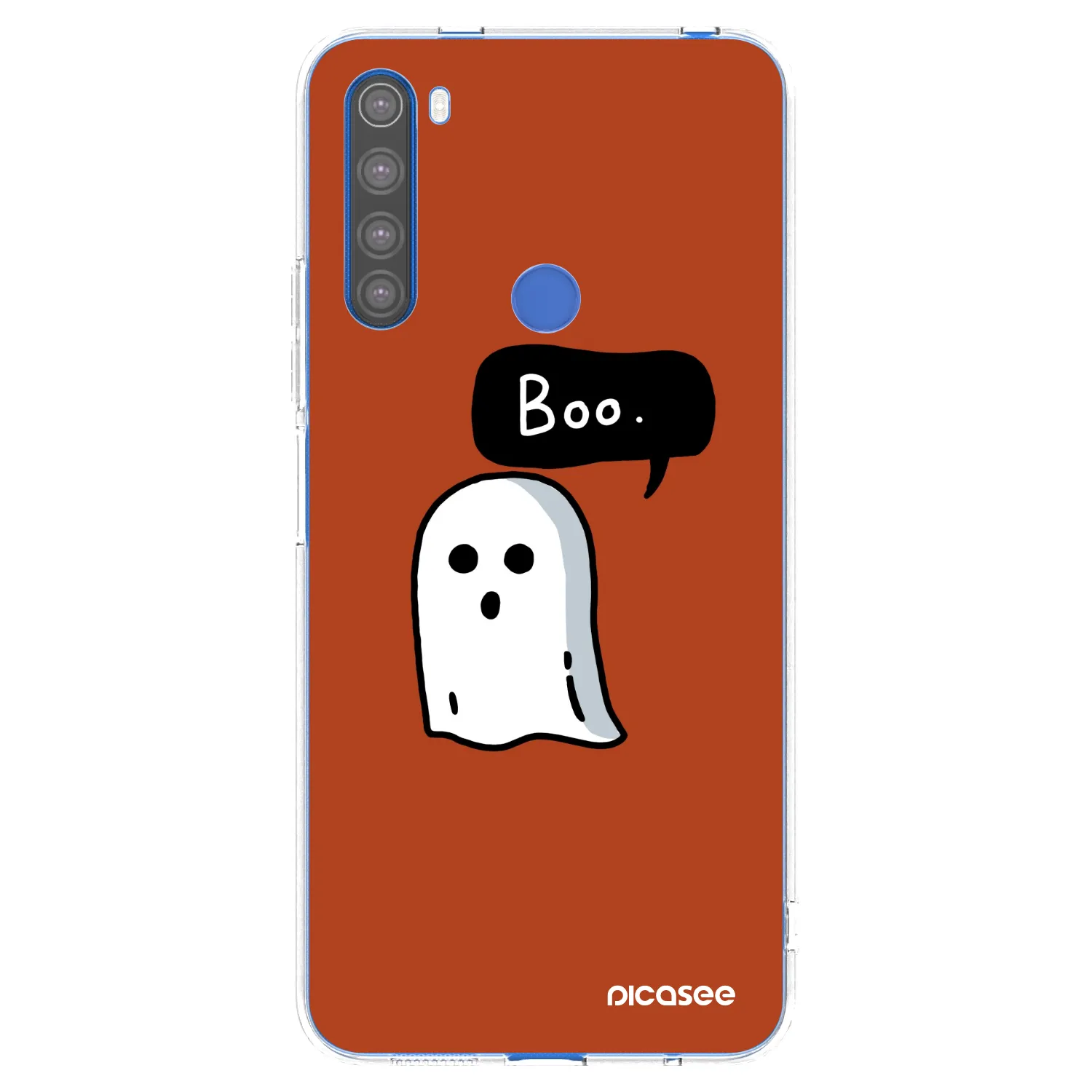Picasee silikonska prozirna maskica za Xiaomi Redmi Note 8T - Boo