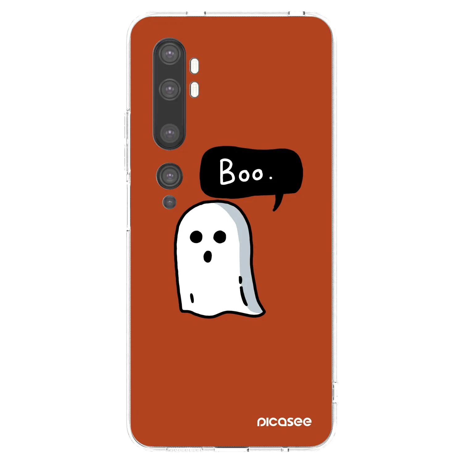 Picasee silikonska prozirna maskica za Xiaomi Mi Note 10 (Pro) - Boo
