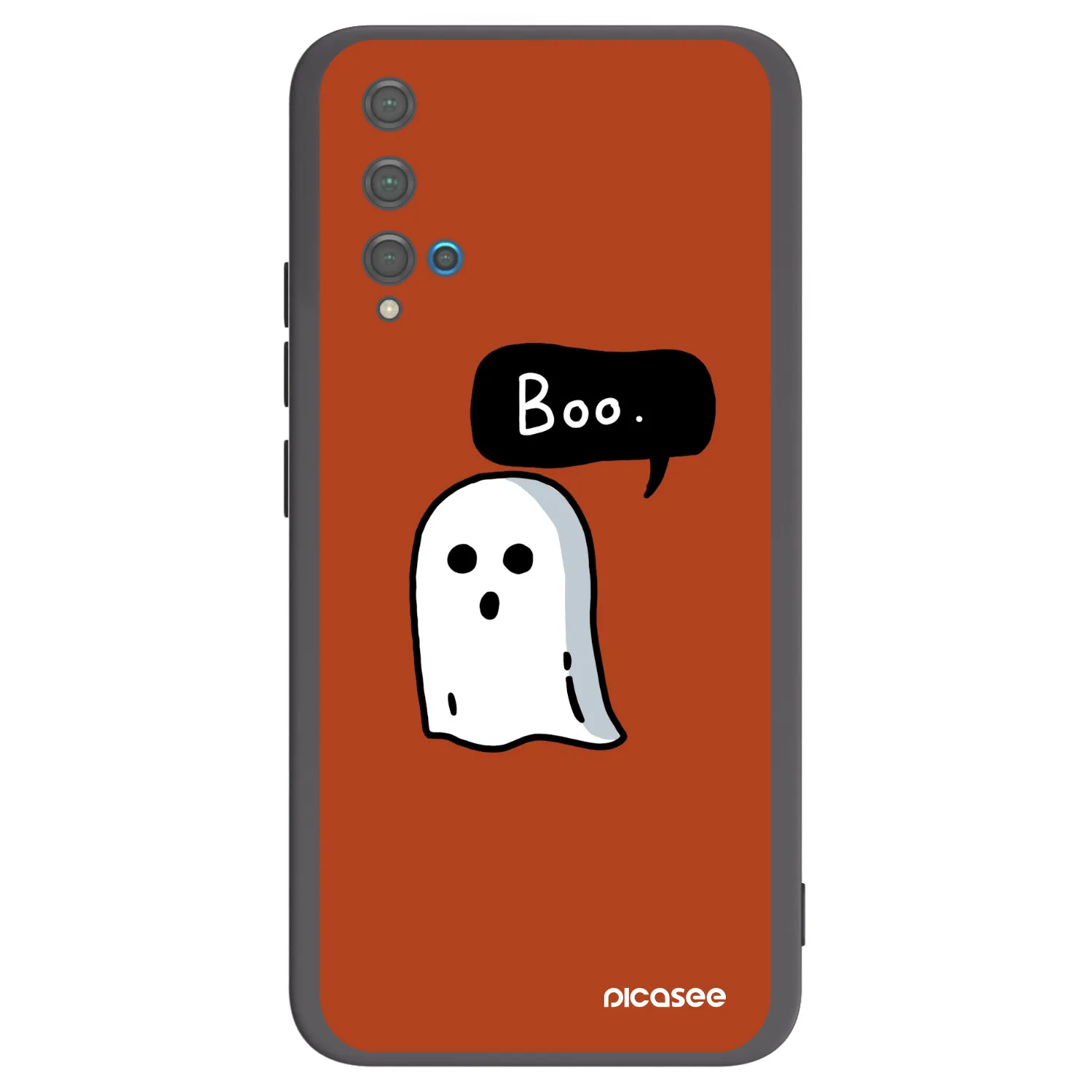 Picasee crna silikonska maskica za Huawei Nova 5T - Boo