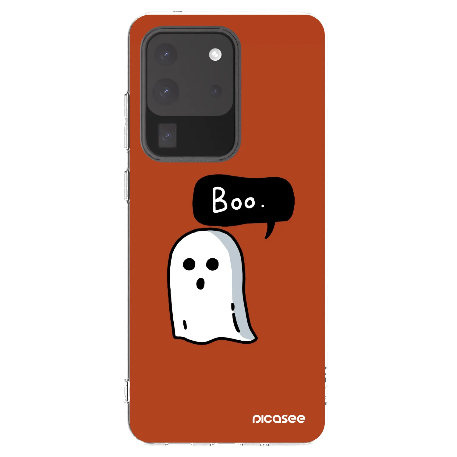 Picasee silikonska prozirna maskica za Samsung Galaxy S20 Ultra 5G G988F - Boo