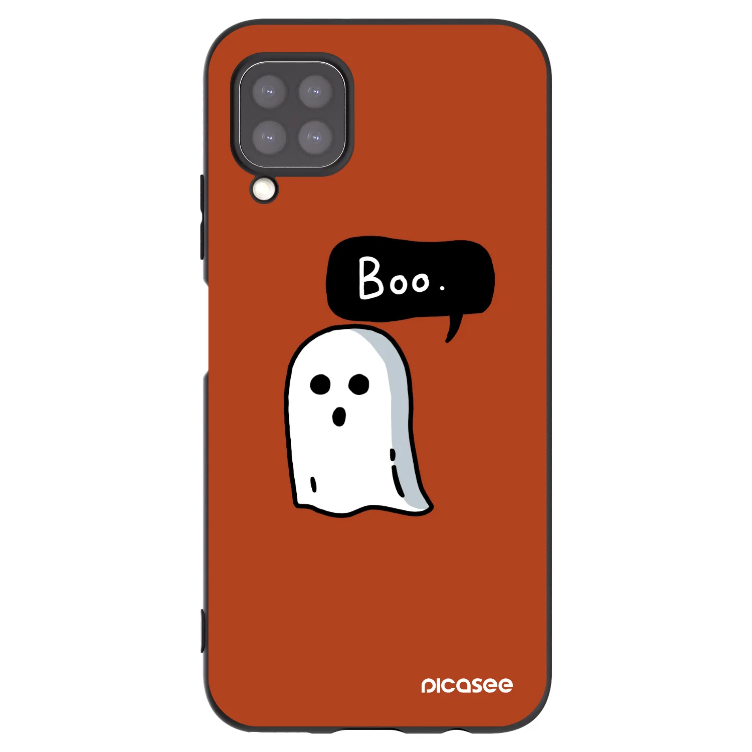 Picasee crna silikonska maskica za Huawei P40 Lite - Boo