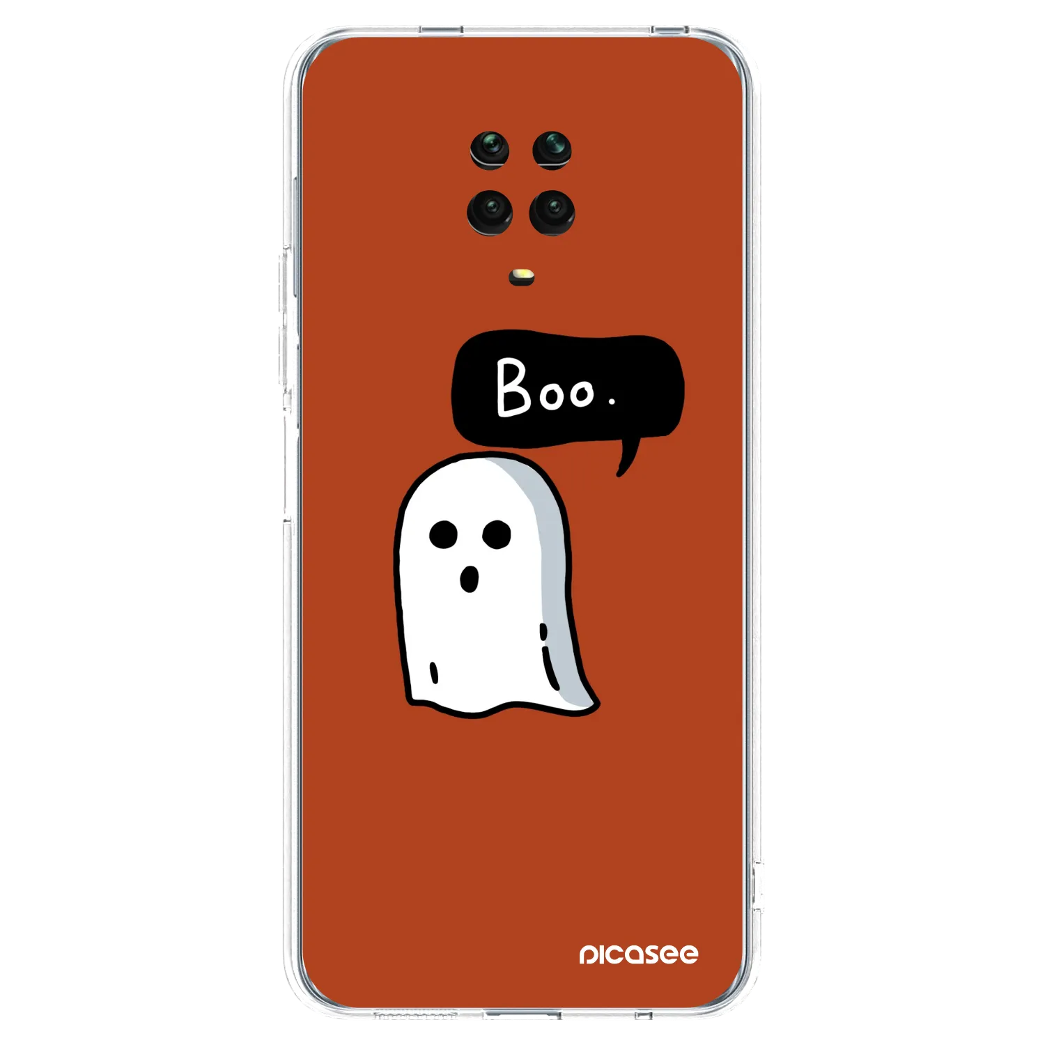 Picasee silikonska prozirna maskica za Xiaomi Redmi Note 9S - Boo