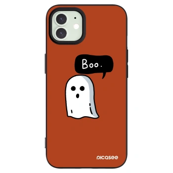Picasee crna silikonska maskica za Apple iPhone 12 - Boo